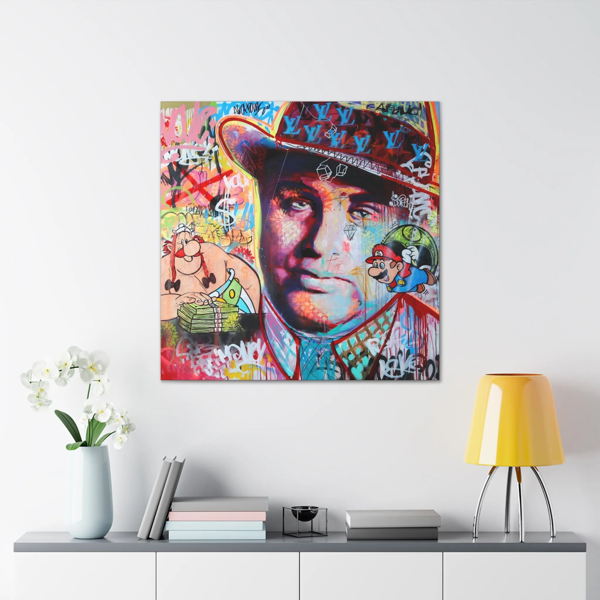 Al Capone Famous Gangster Pop Art Canvas Gallery Wraps - Image 12