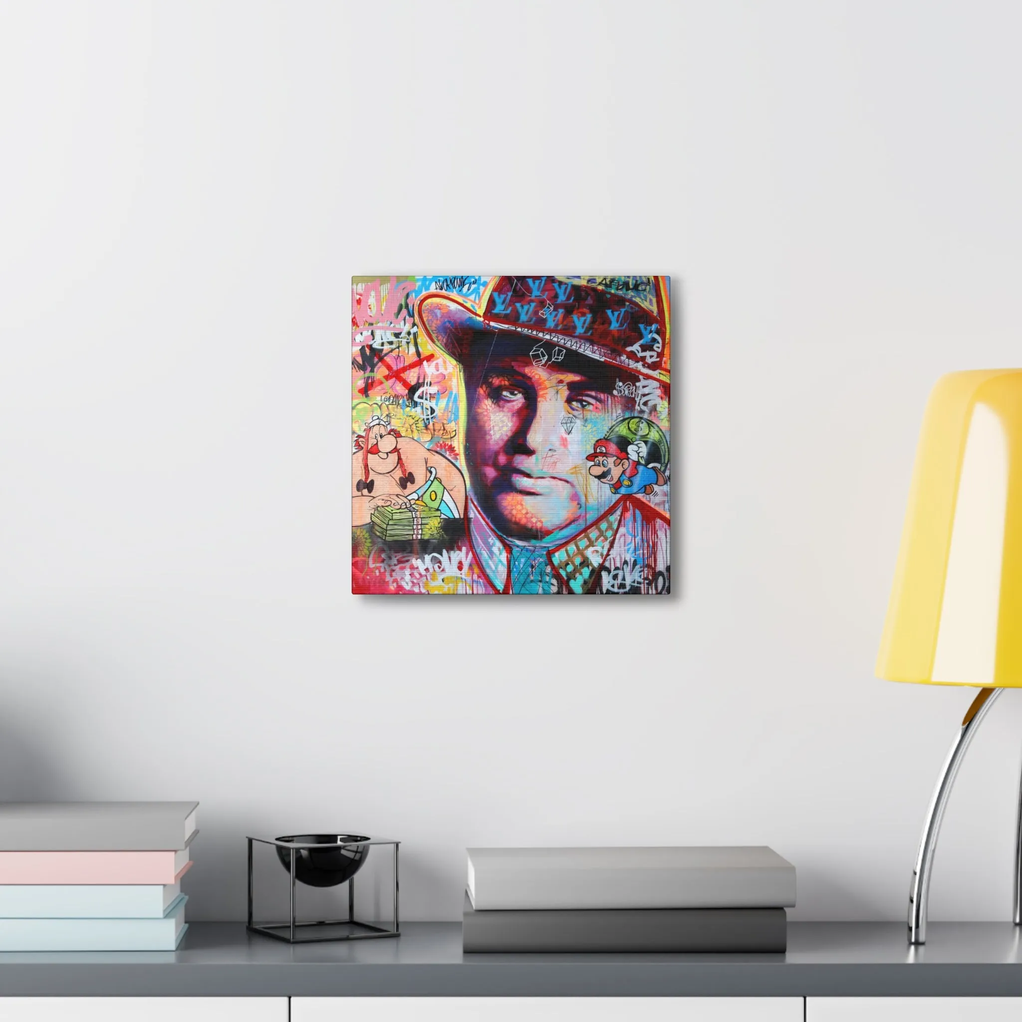 Al Capone Famous Gangster Pop Art Canvas Gallery Wraps - Image 2