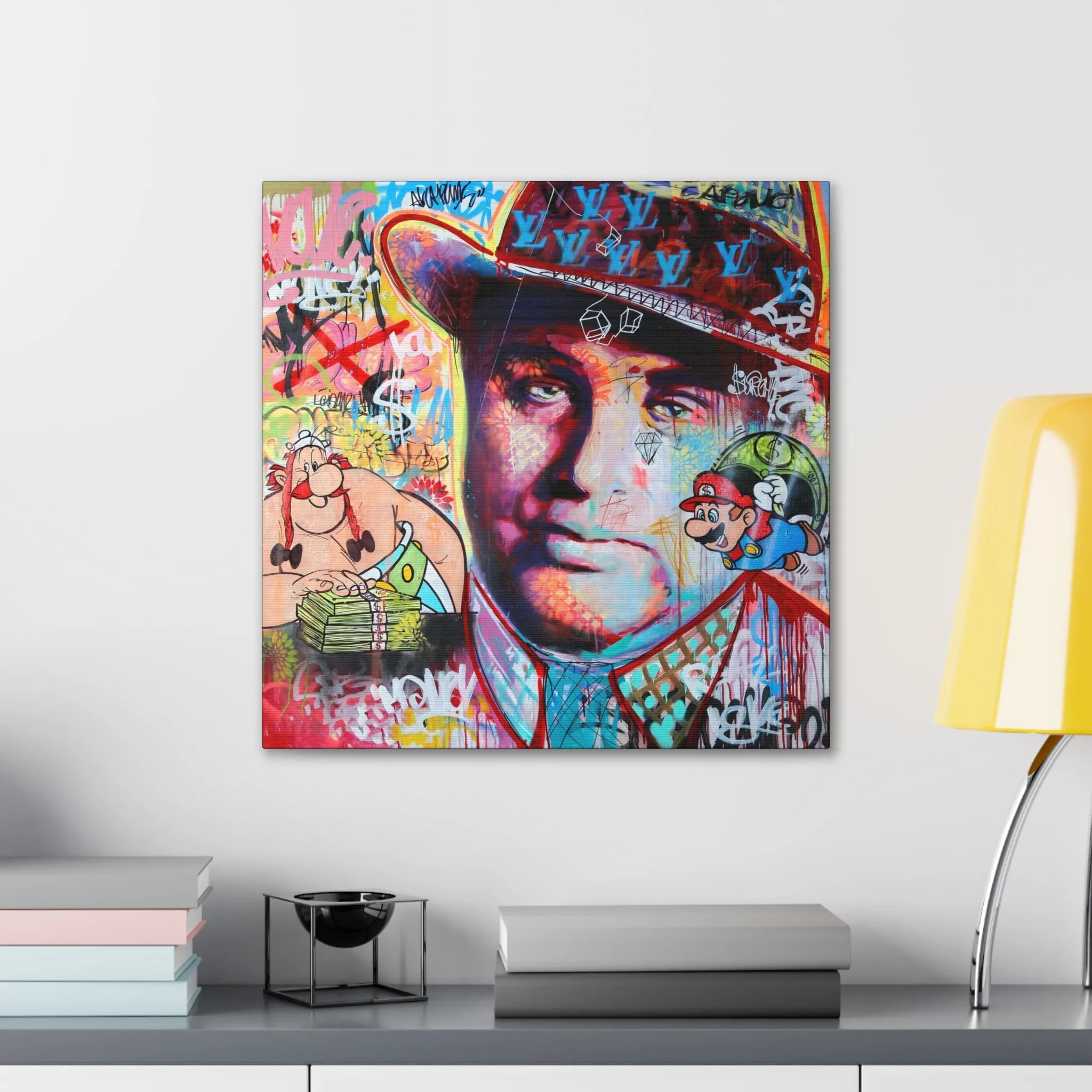 Al Capone Famous Gangster Pop Art Canvas Gallery Wraps - Image 6