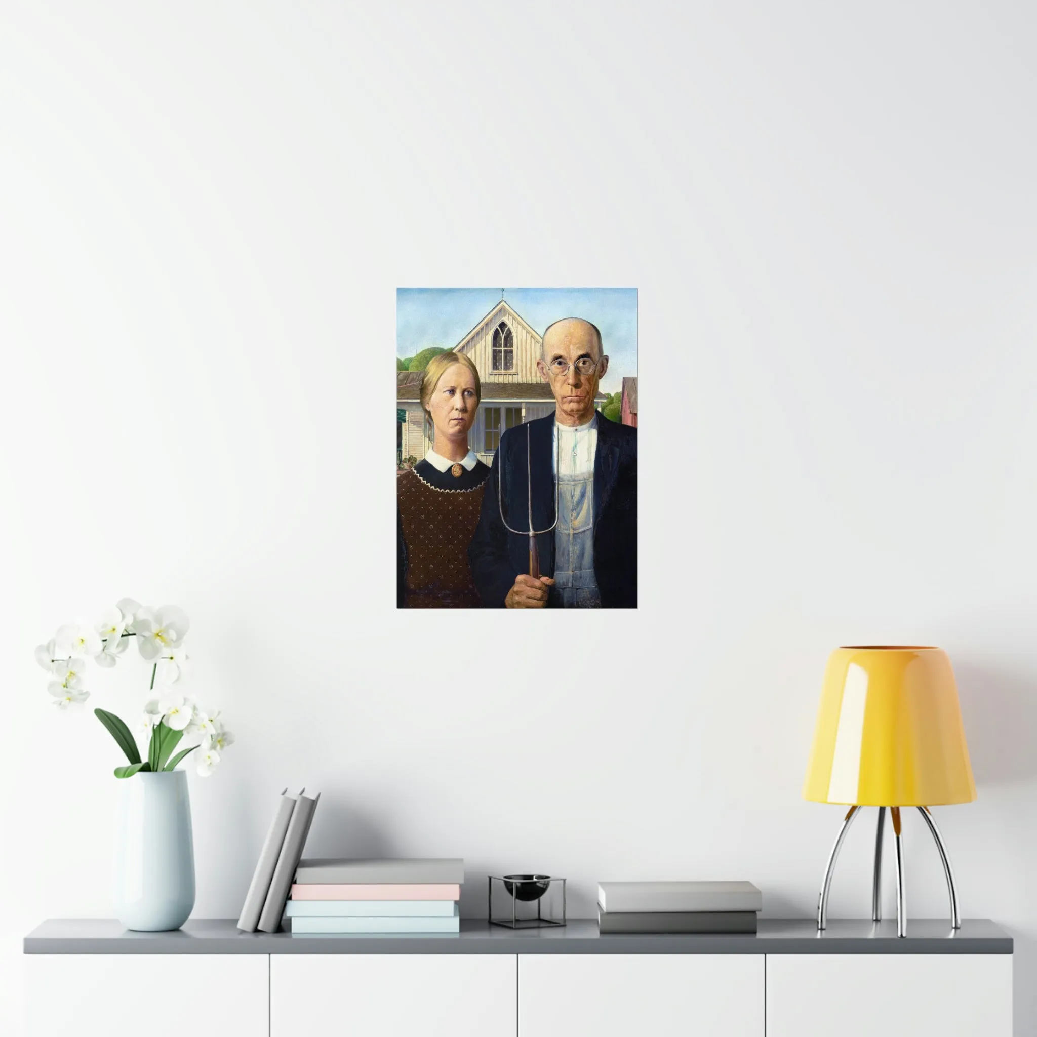 American Gothic by Grant Wood Art Premium Posters - Image 6