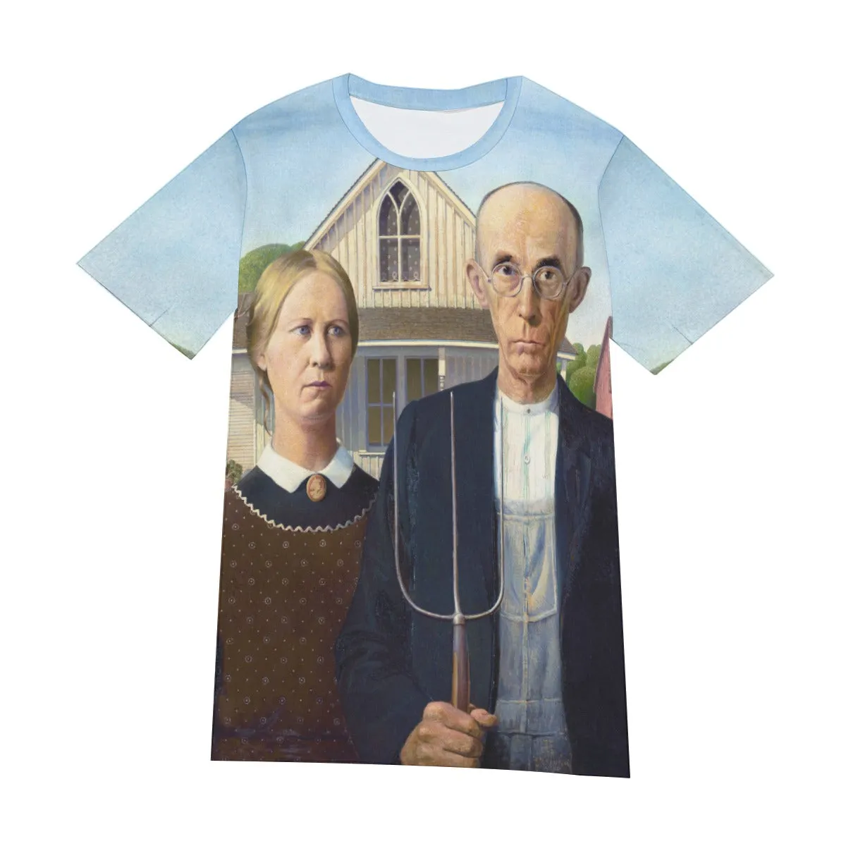 American Gothic by Grant Wood T-Shirt