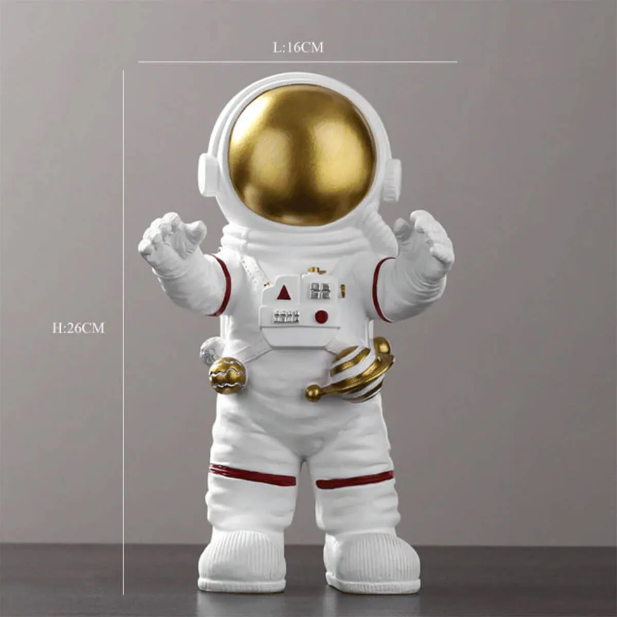 Astronaut Statue Home Decor Figurines Space Art Sculpture - Image 12