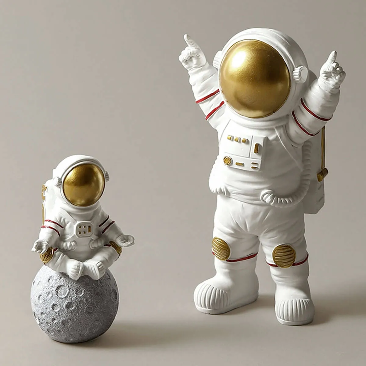 Astronaut Statue Home Decor Figurines Space Art Sculpture - Image 7
