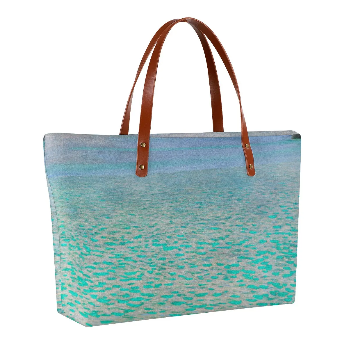 Attersee Painting by Gustav Klimt Art Tote Bag - Image 2