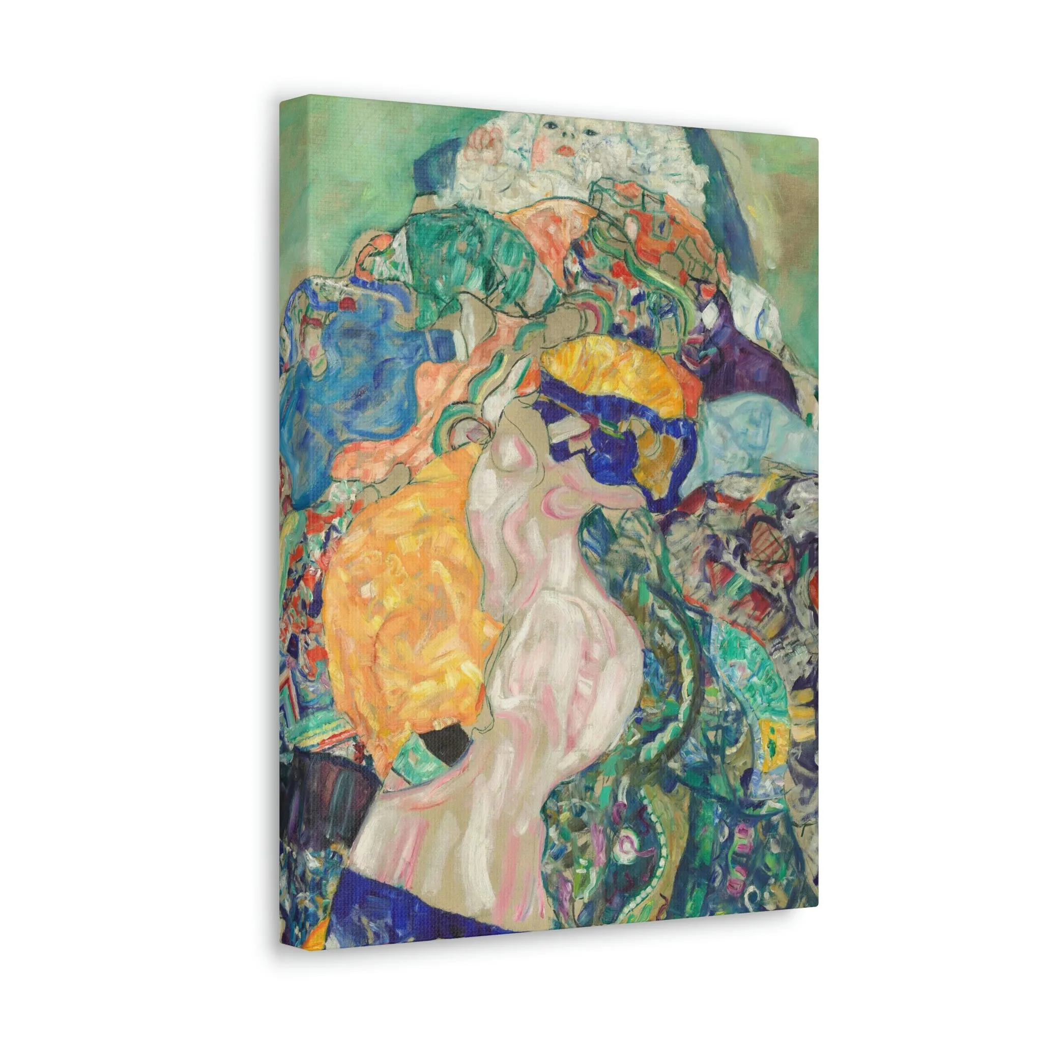 Baby 1917 by Gustav Klimt Art Canvas Gallery Wraps