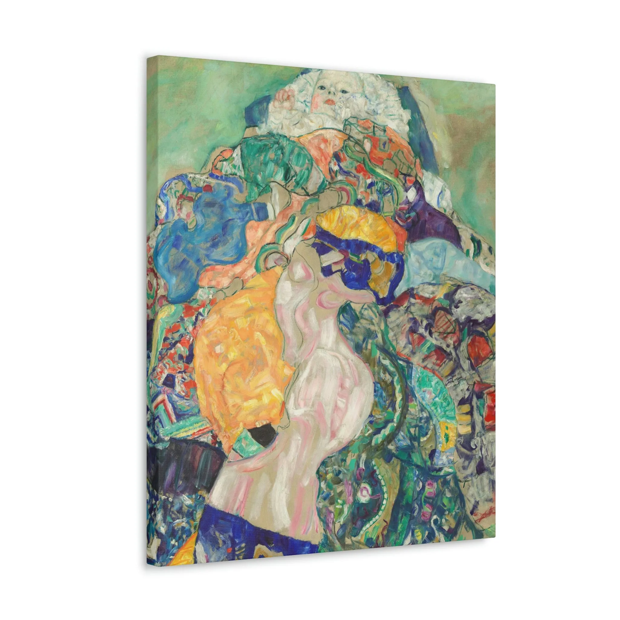 Baby 1917 by Gustav Klimt Art Canvas Gallery Wraps - Image 10