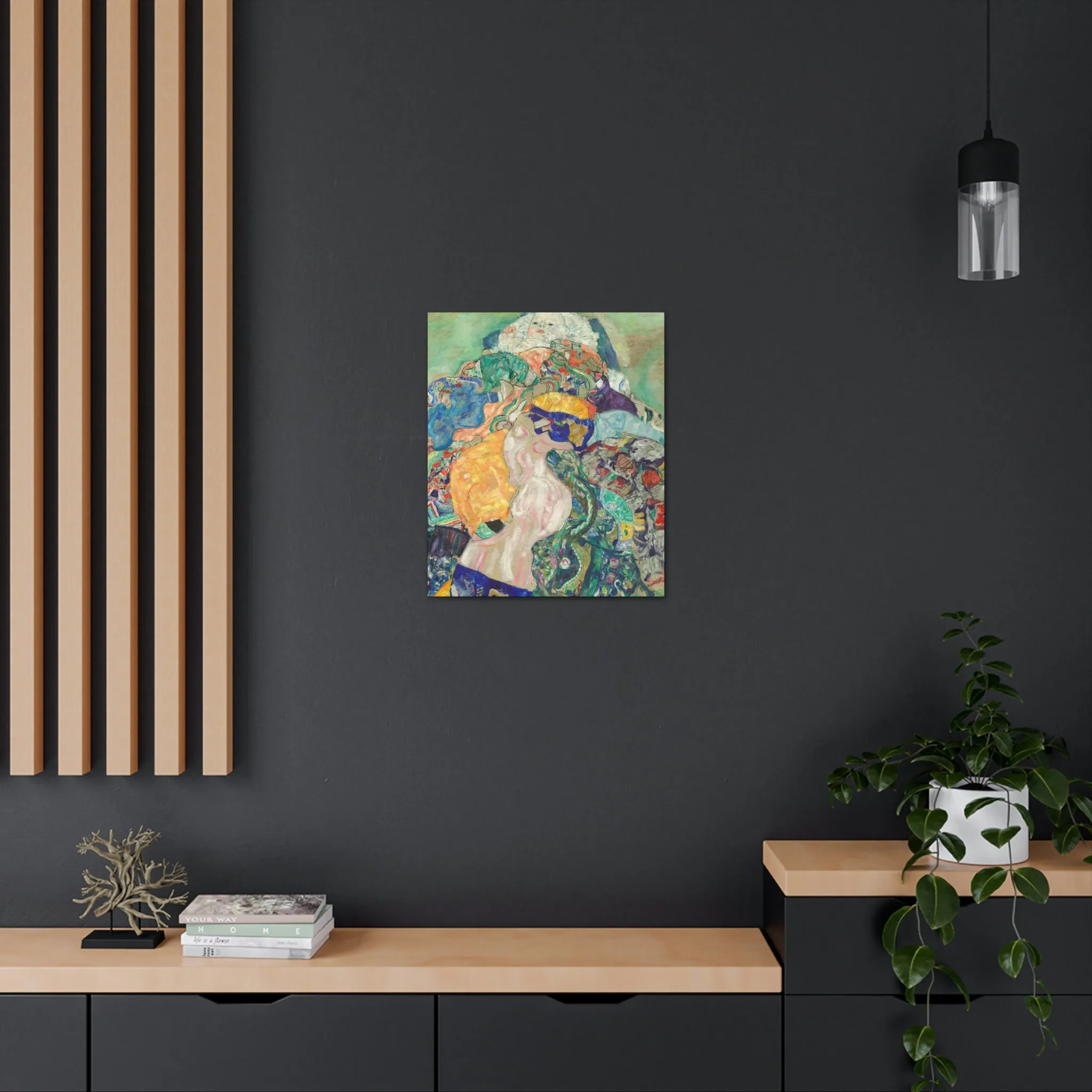 Baby 1917 by Gustav Klimt Art Canvas Gallery Wraps - Image 12