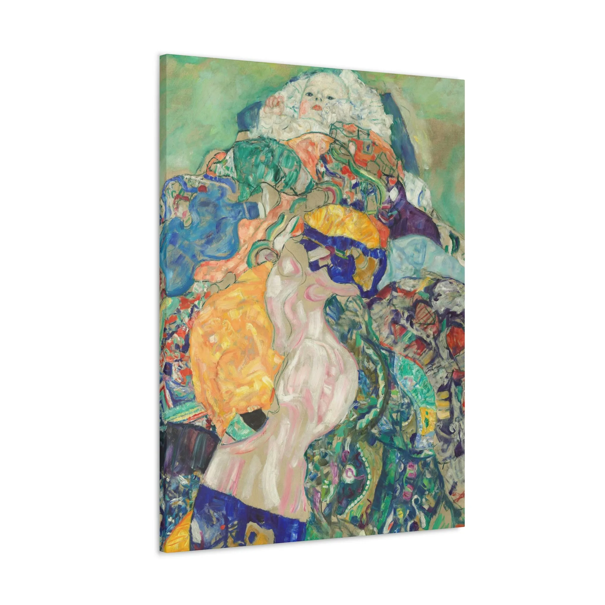 Baby 1917 by Gustav Klimt Art Canvas Gallery Wraps - Image 14