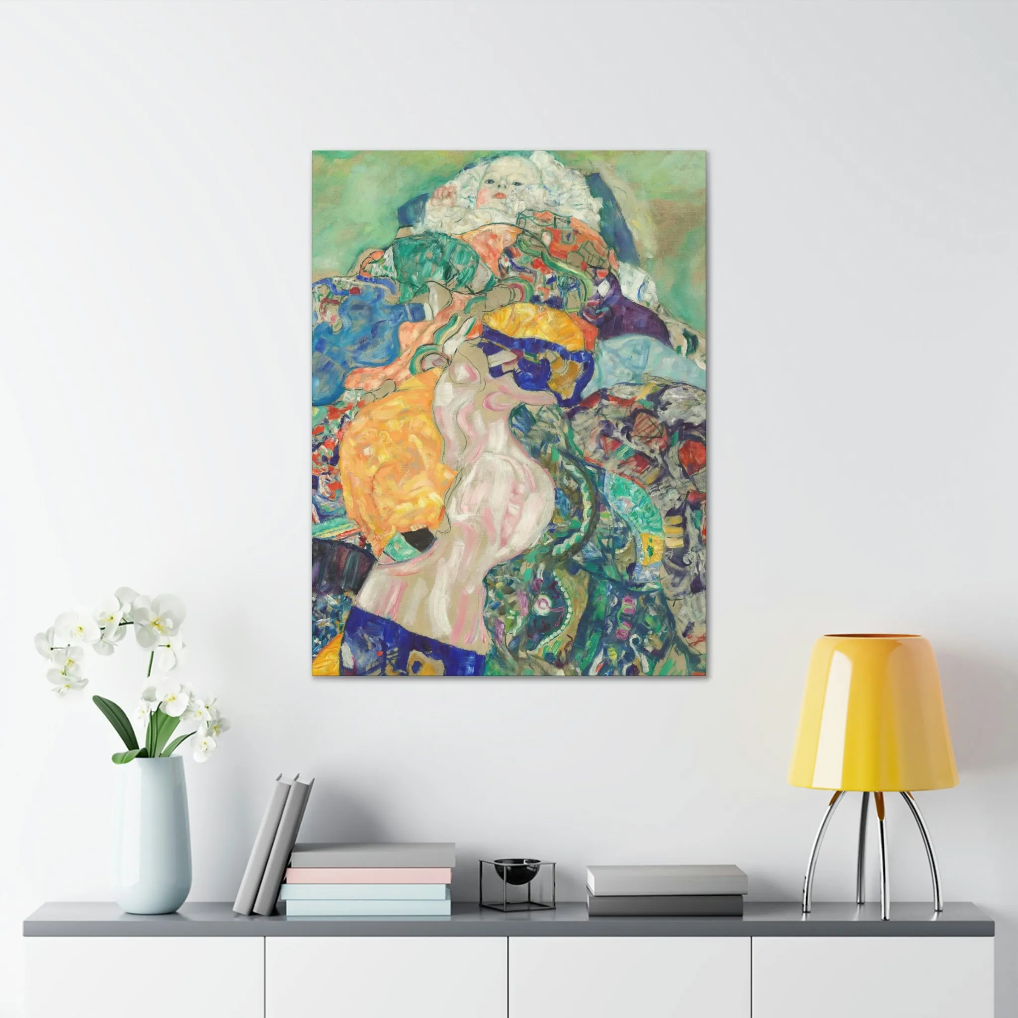 Baby 1917 by Gustav Klimt Art Canvas Gallery Wraps - Image 15