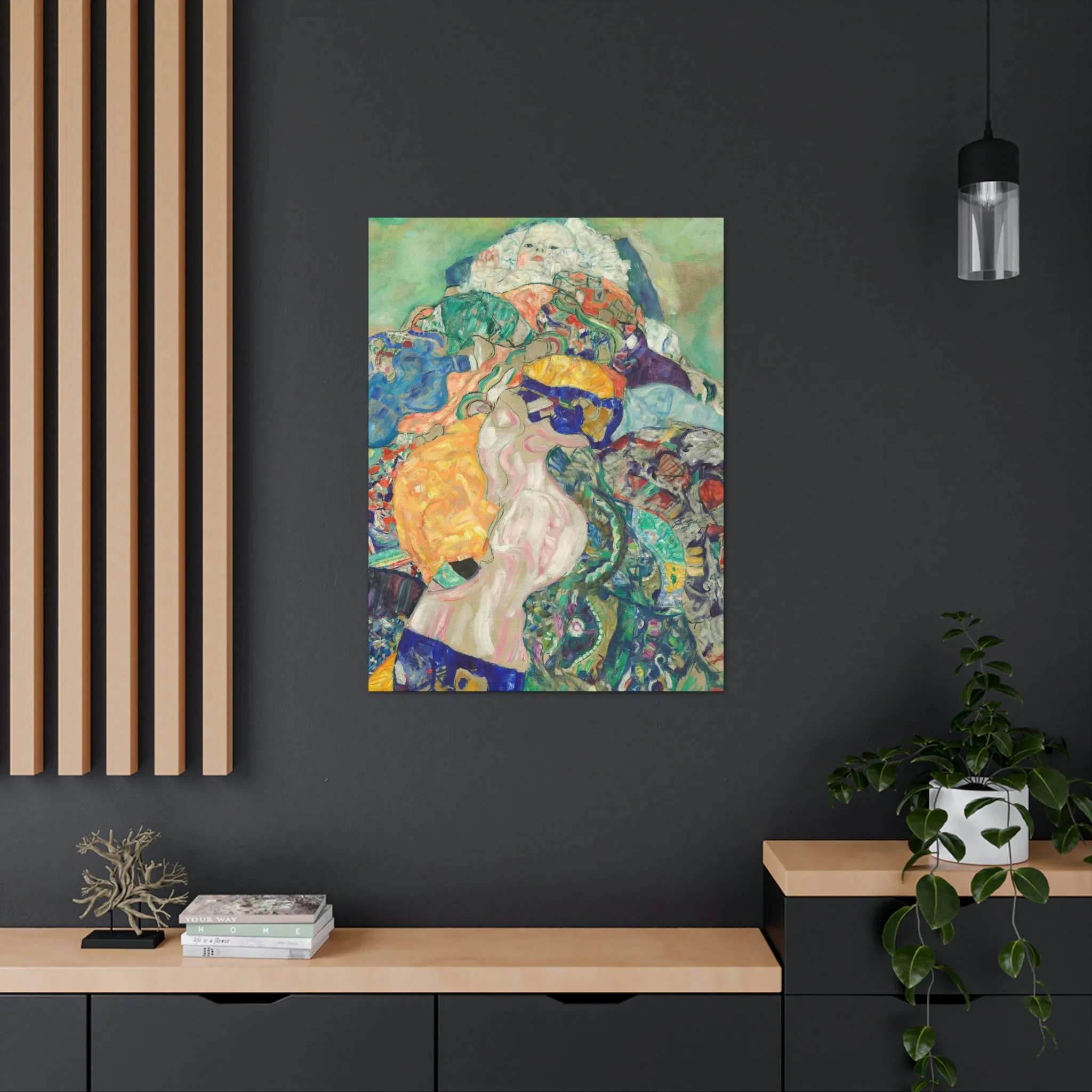 Baby 1917 by Gustav Klimt Art Canvas Gallery Wraps - Image 16