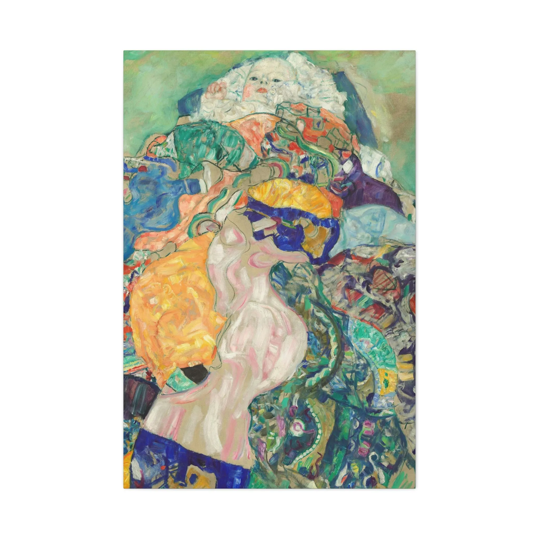 Baby 1917 by Gustav Klimt Art Canvas Gallery Wraps - Image 17