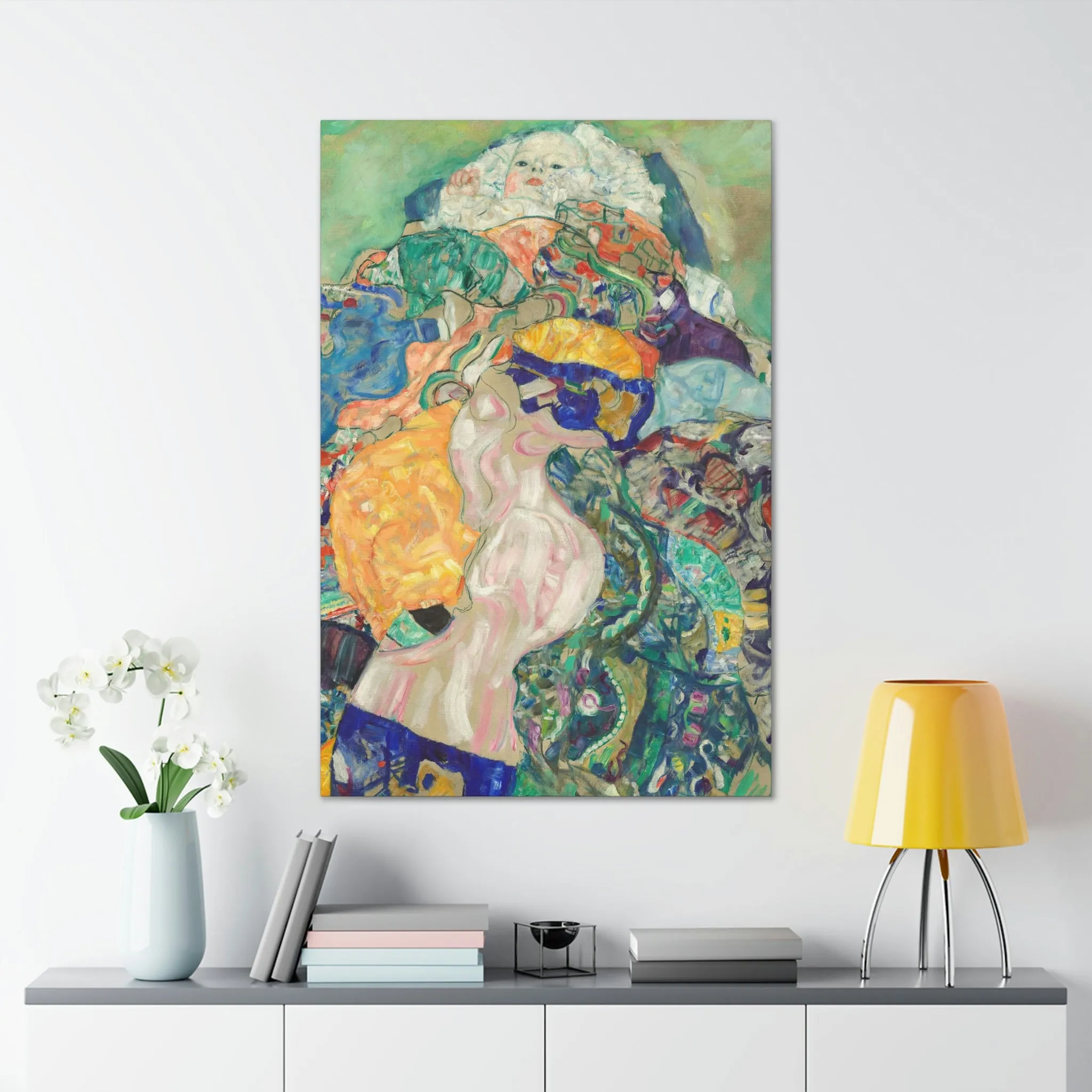 Baby 1917 by Gustav Klimt Art Canvas Gallery Wraps - Image 19