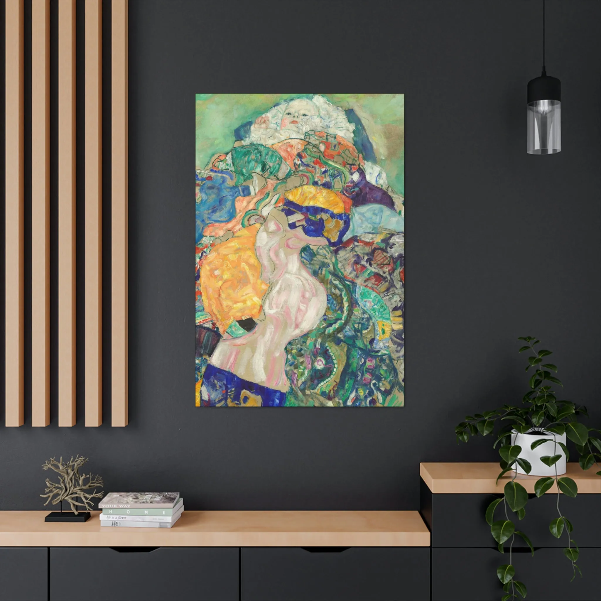 Baby 1917 by Gustav Klimt Art Canvas Gallery Wraps - Image 20