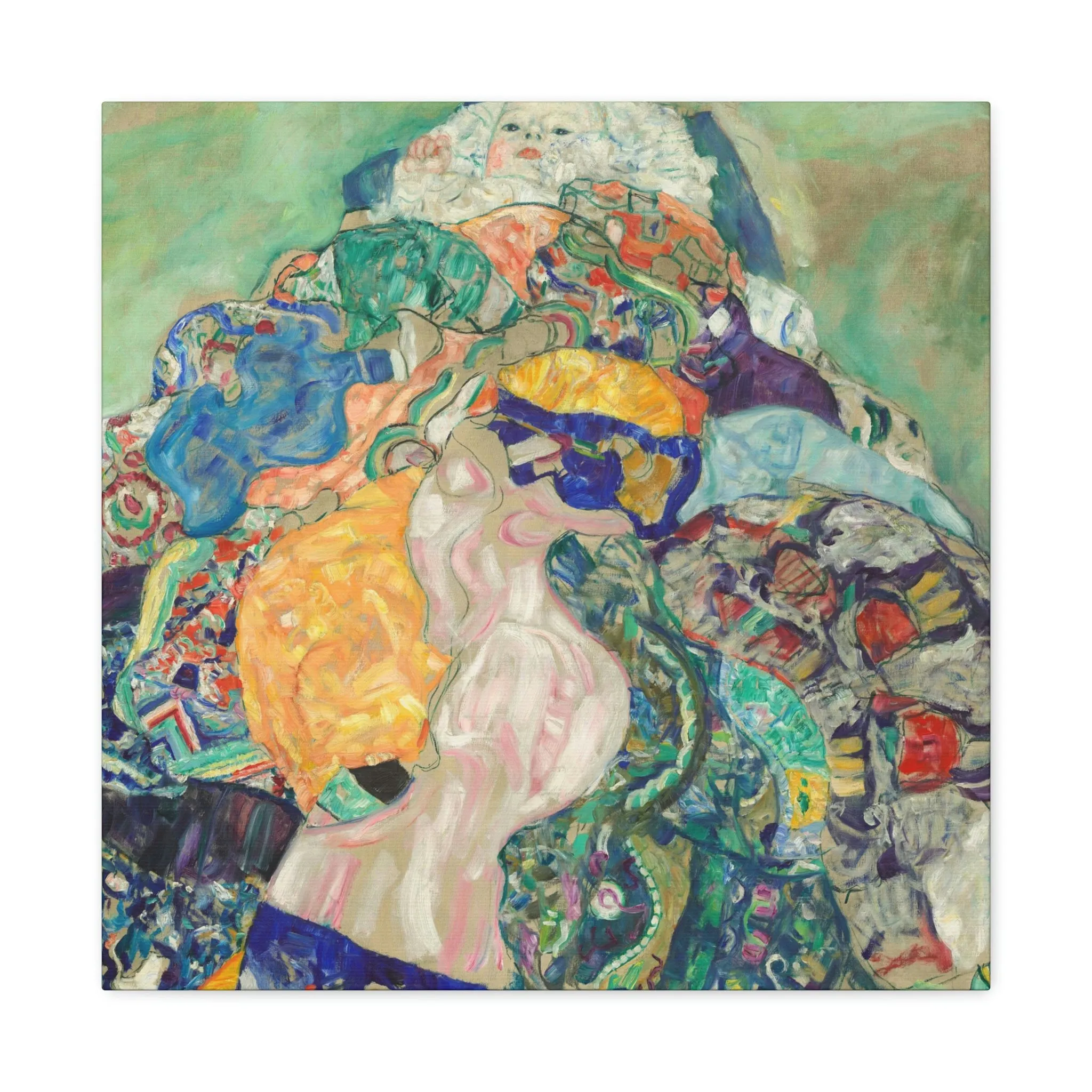 Baby 1917 by Gustav Klimt Art Canvas Gallery Wraps - Image 21