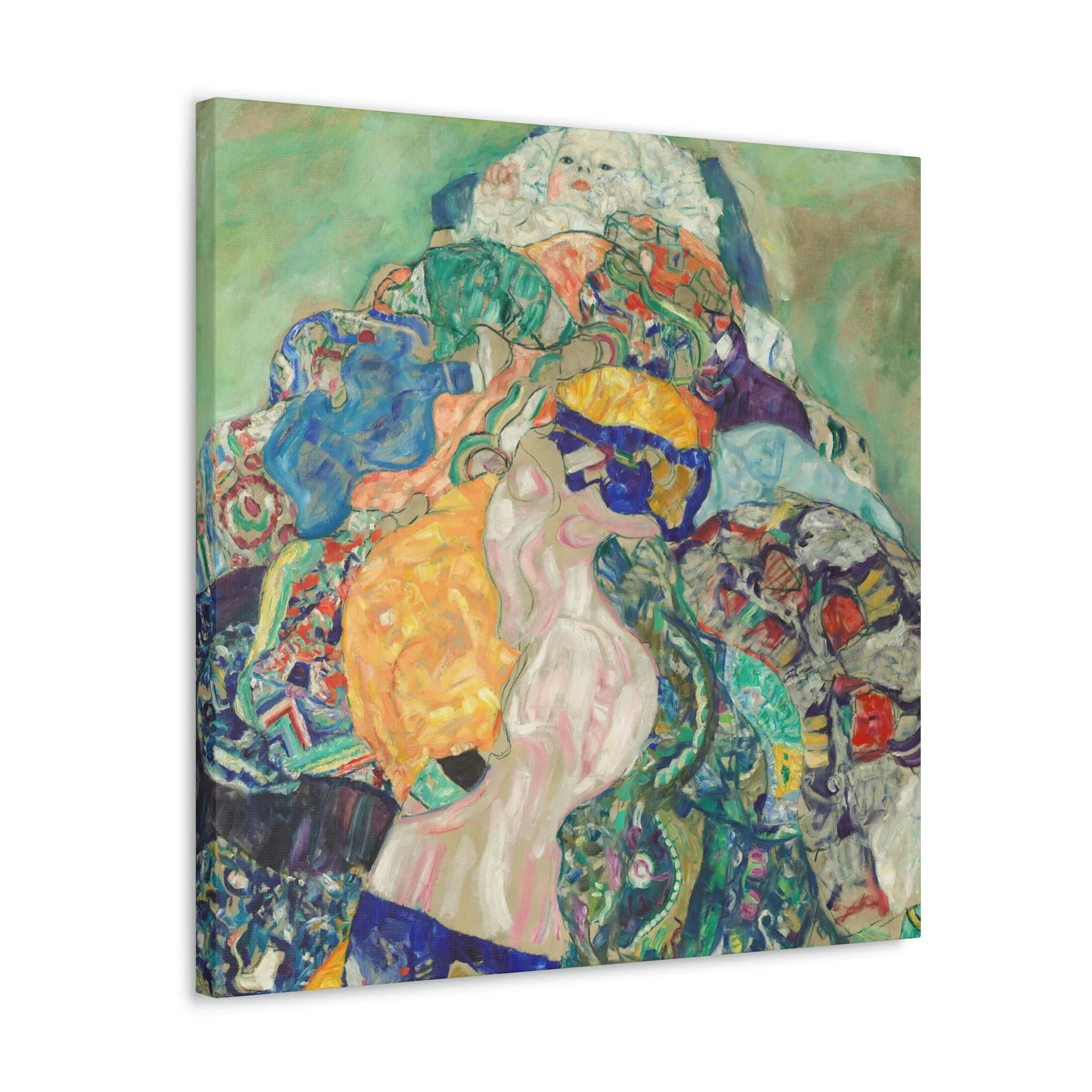 Baby 1917 by Gustav Klimt Art Canvas Gallery Wraps - Image 26
