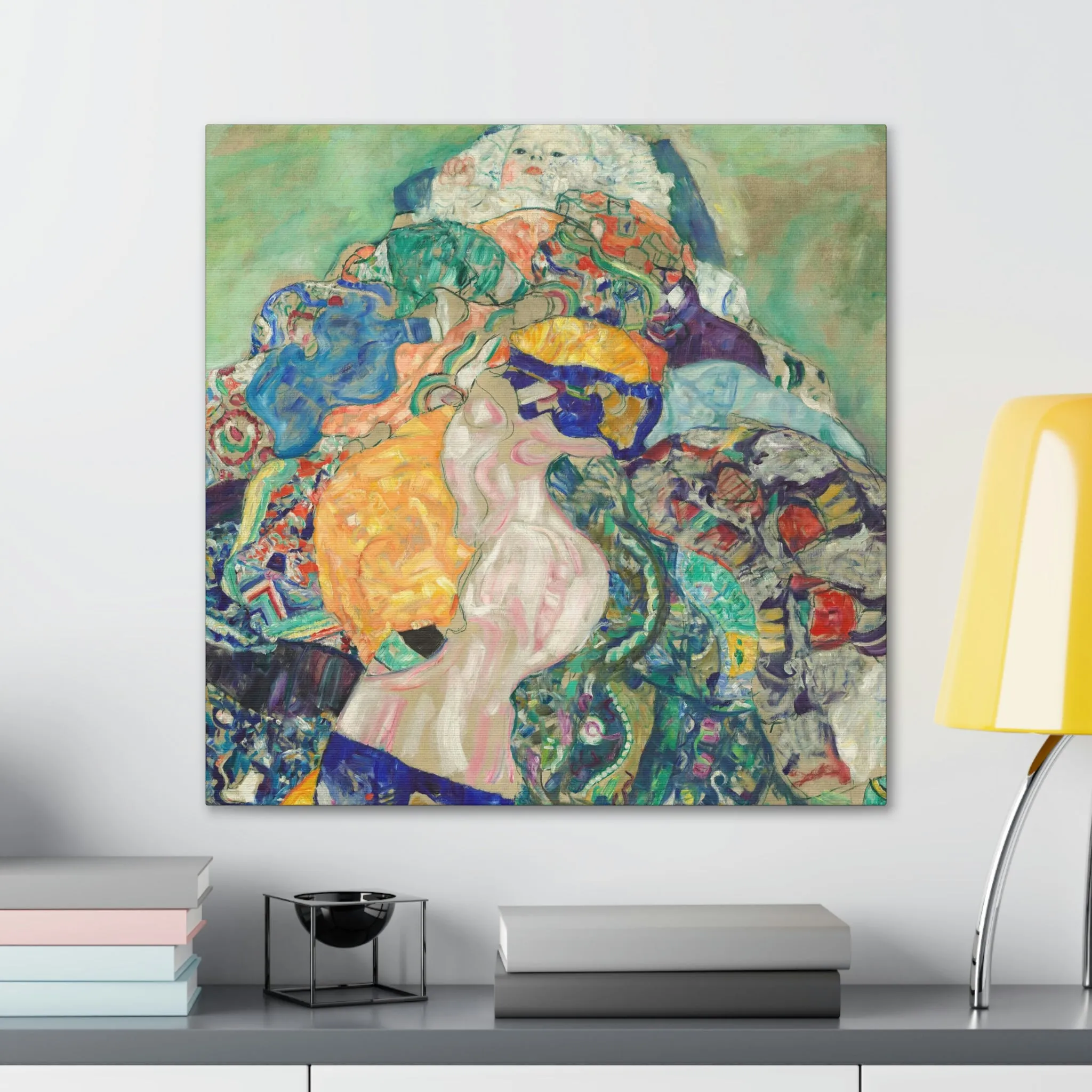 Baby 1917 by Gustav Klimt Art Canvas Gallery Wraps - Image 27