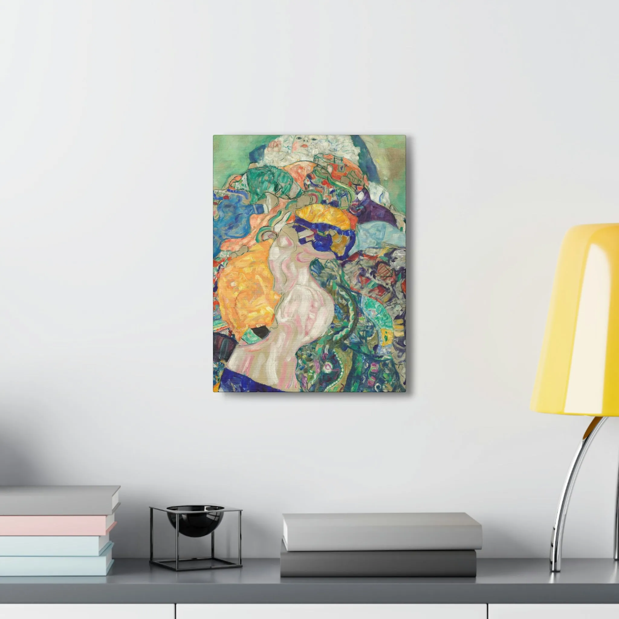 Baby 1917 by Gustav Klimt Art Canvas Gallery Wraps - Image 3