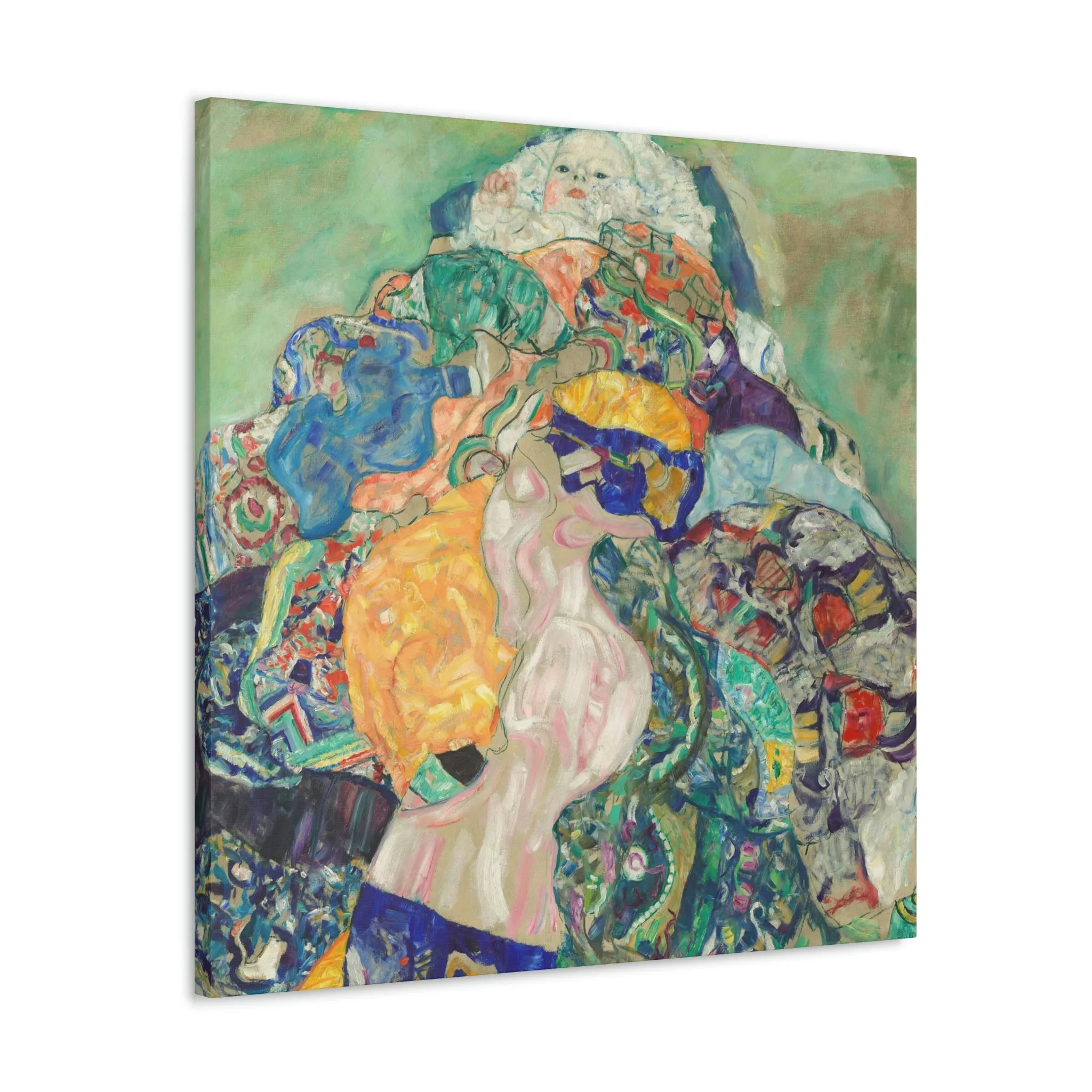 Baby 1917 by Gustav Klimt Art Canvas Gallery Wraps - Image 30