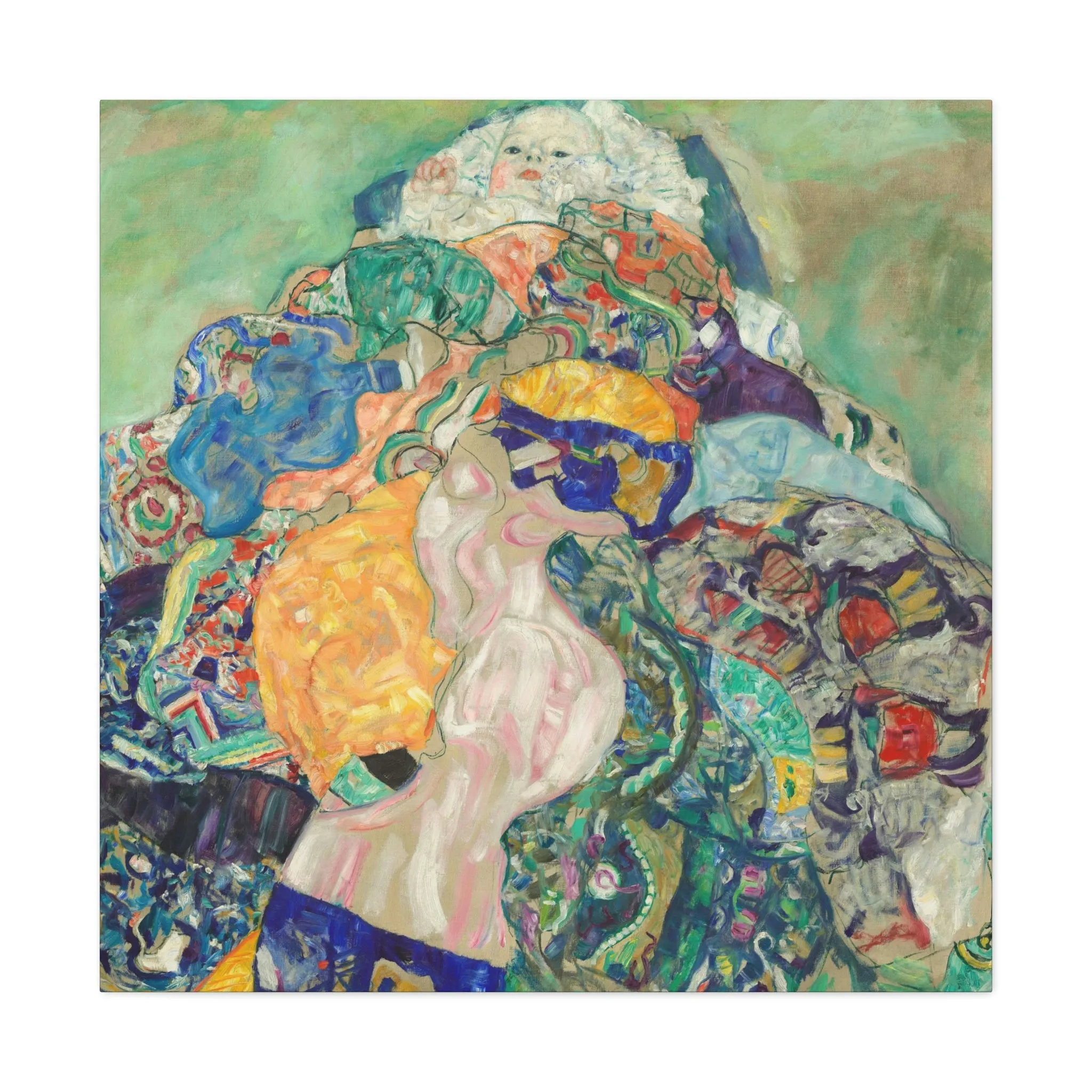 Baby 1917 by Gustav Klimt Art Canvas Gallery Wraps - Image 33
