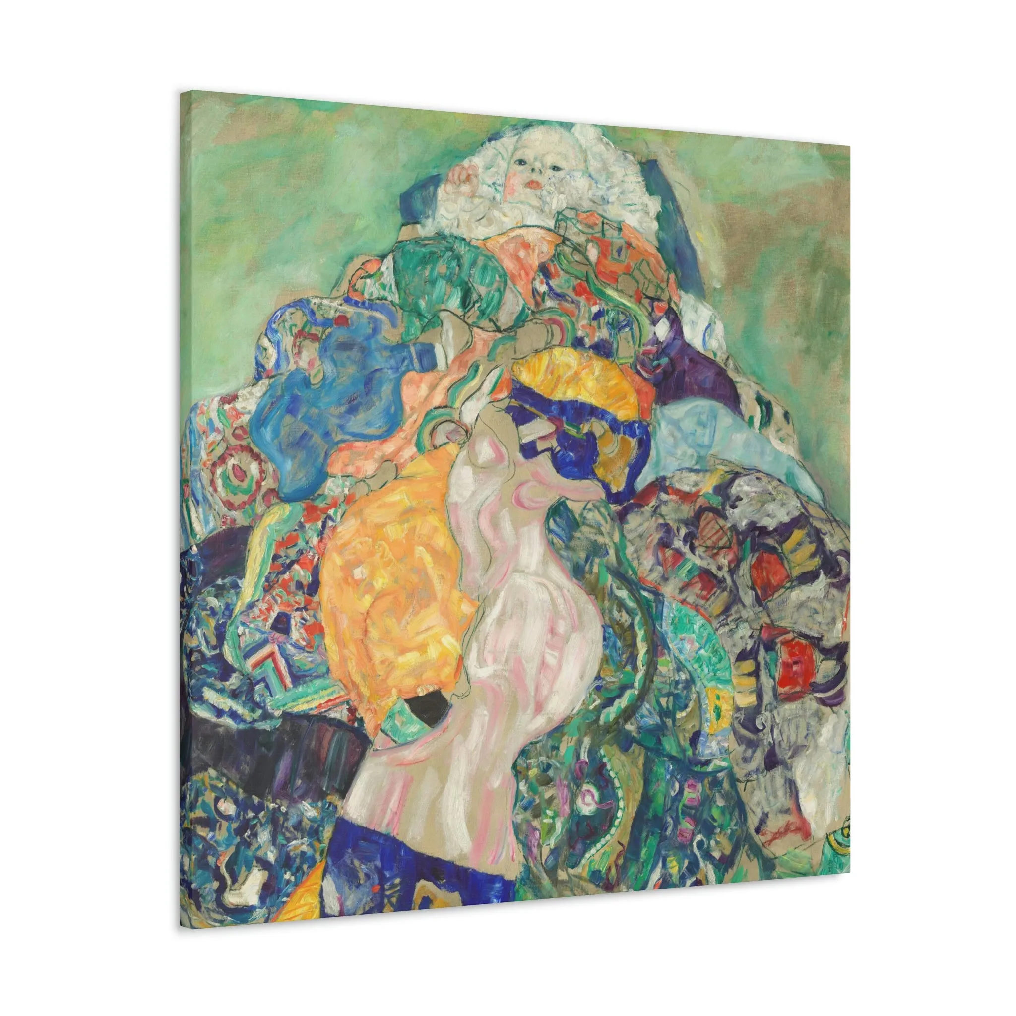 Baby 1917 by Gustav Klimt Art Canvas Gallery Wraps - Image 34