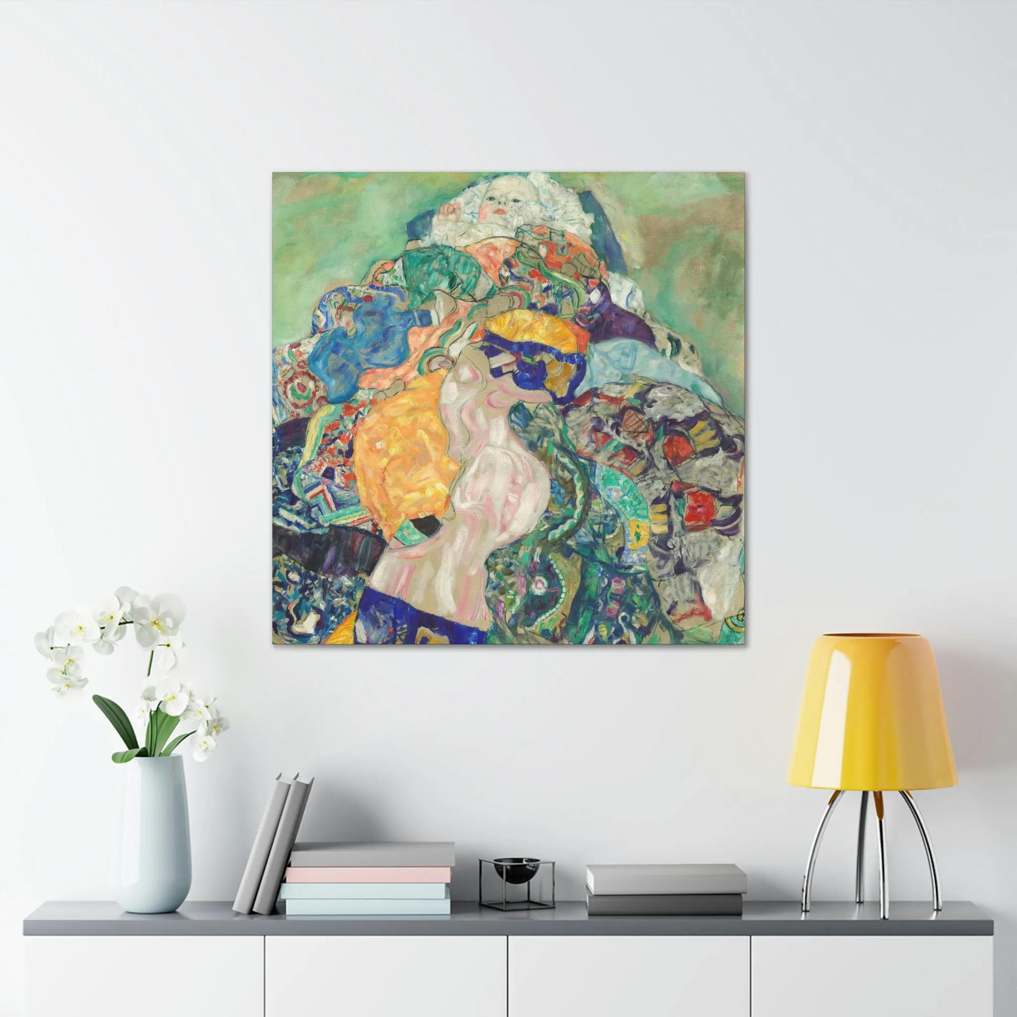 Baby 1917 by Gustav Klimt Art Canvas Gallery Wraps - Image 35