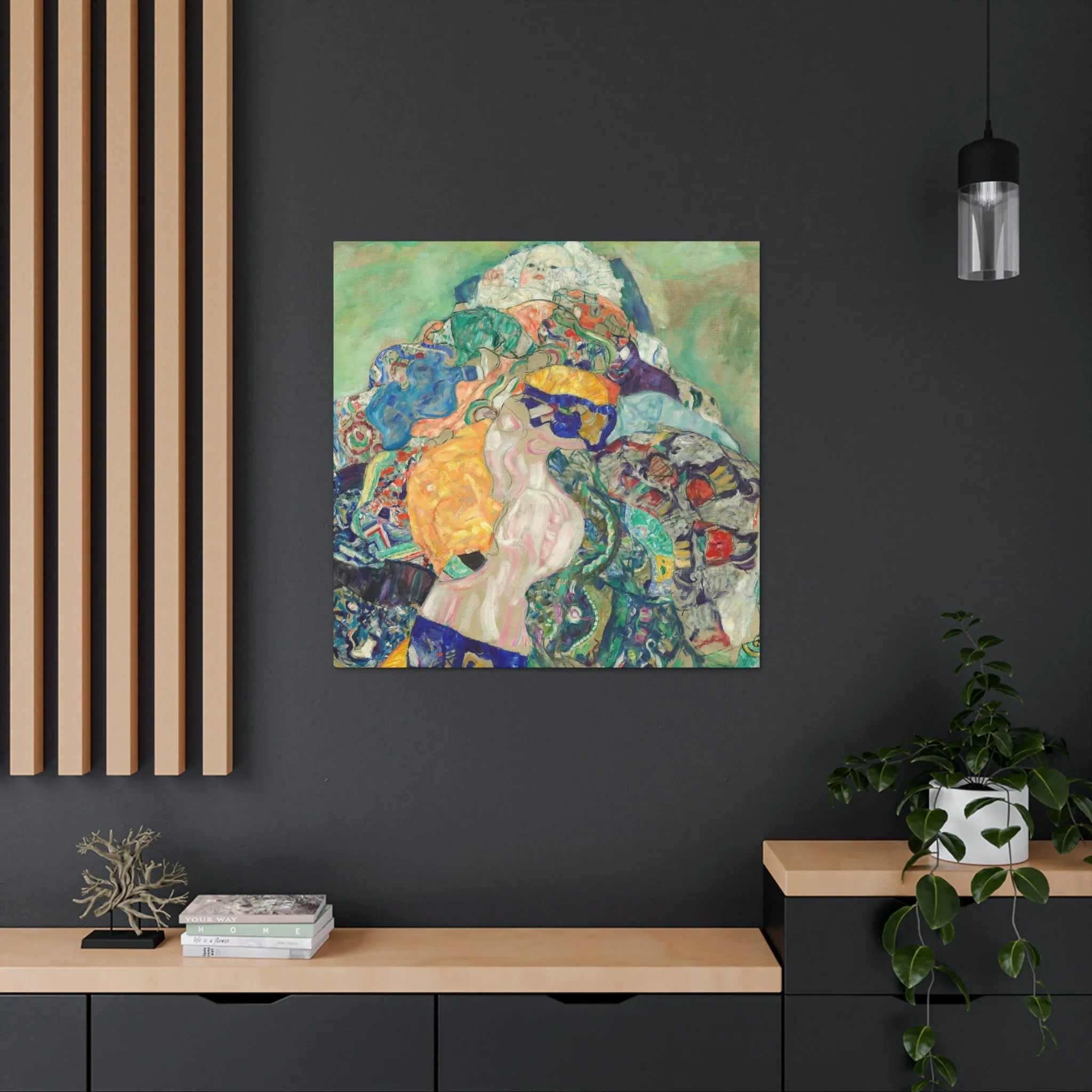Baby 1917 by Gustav Klimt Art Canvas Gallery Wraps - Image 36