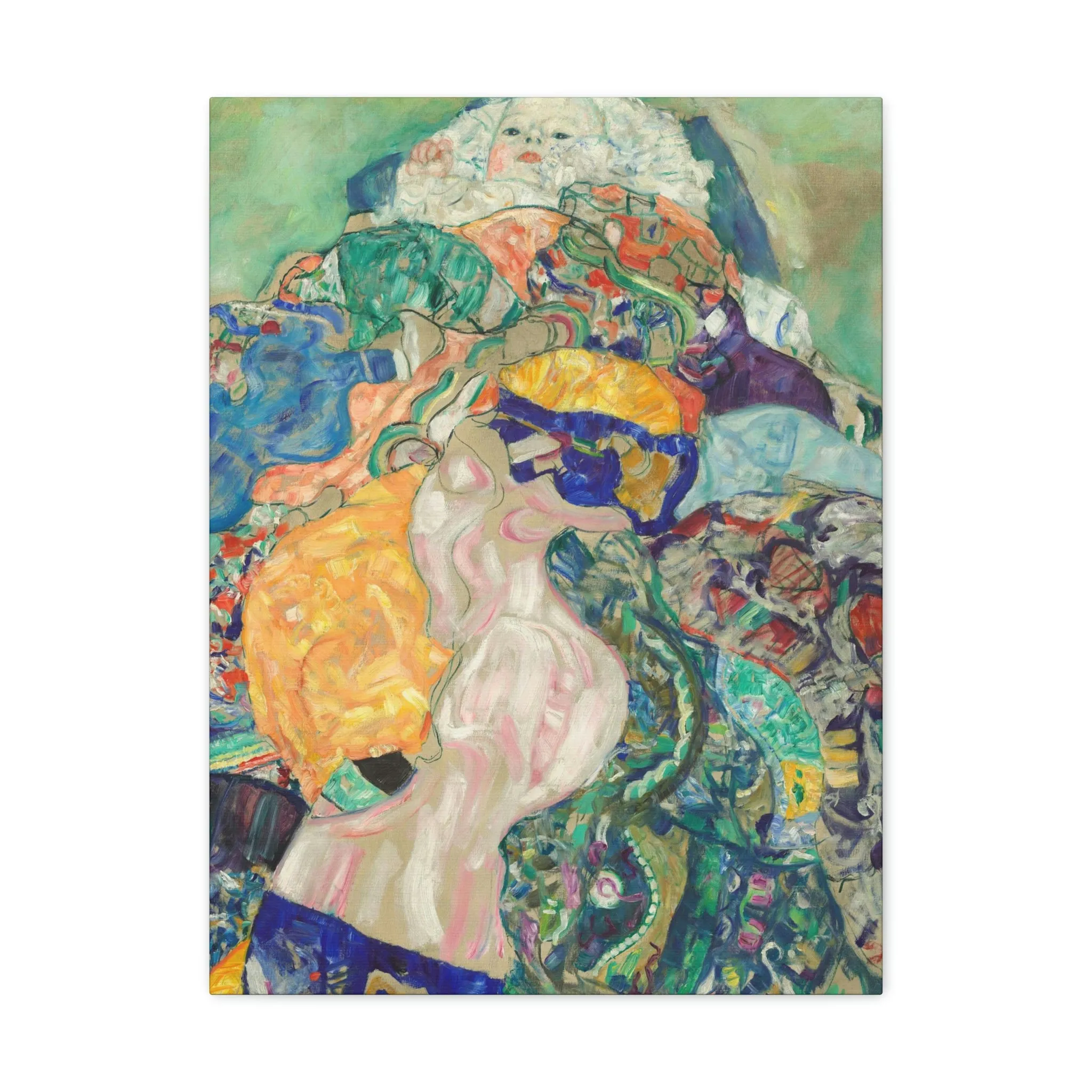Baby 1917 by Gustav Klimt Art Canvas Gallery Wraps - Image 37