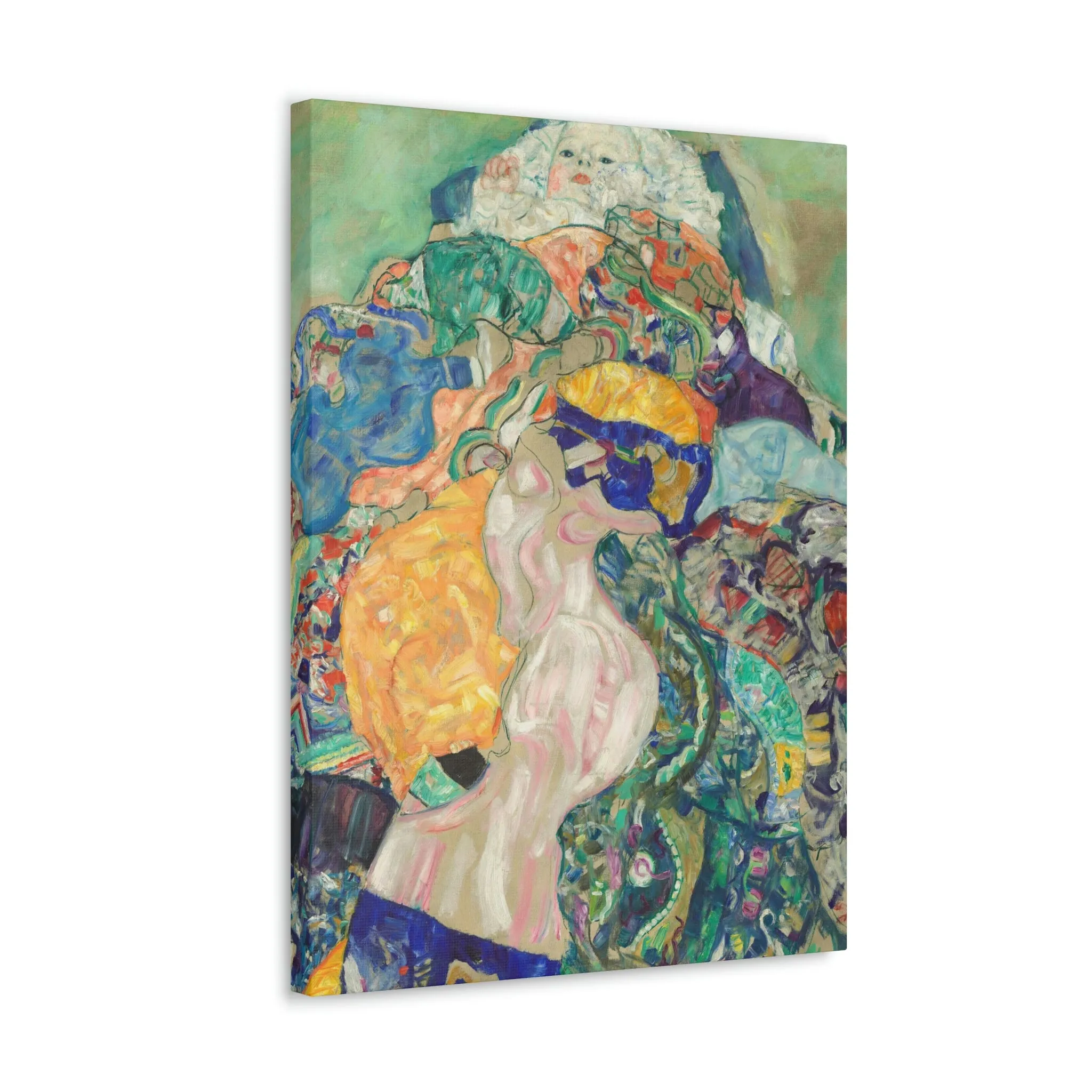 Baby 1917 by Gustav Klimt Art Canvas Gallery Wraps - Image 38