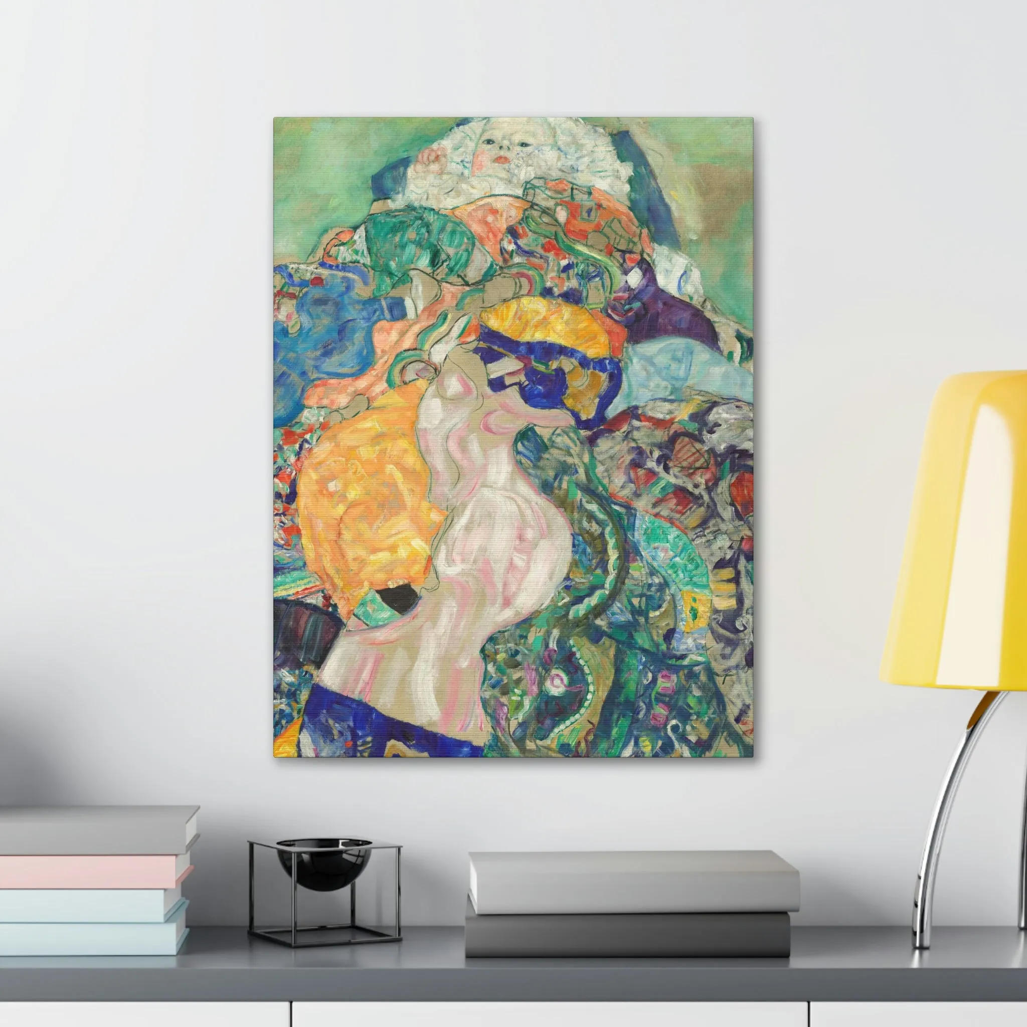 Baby 1917 by Gustav Klimt Art Canvas Gallery Wraps - Image 39