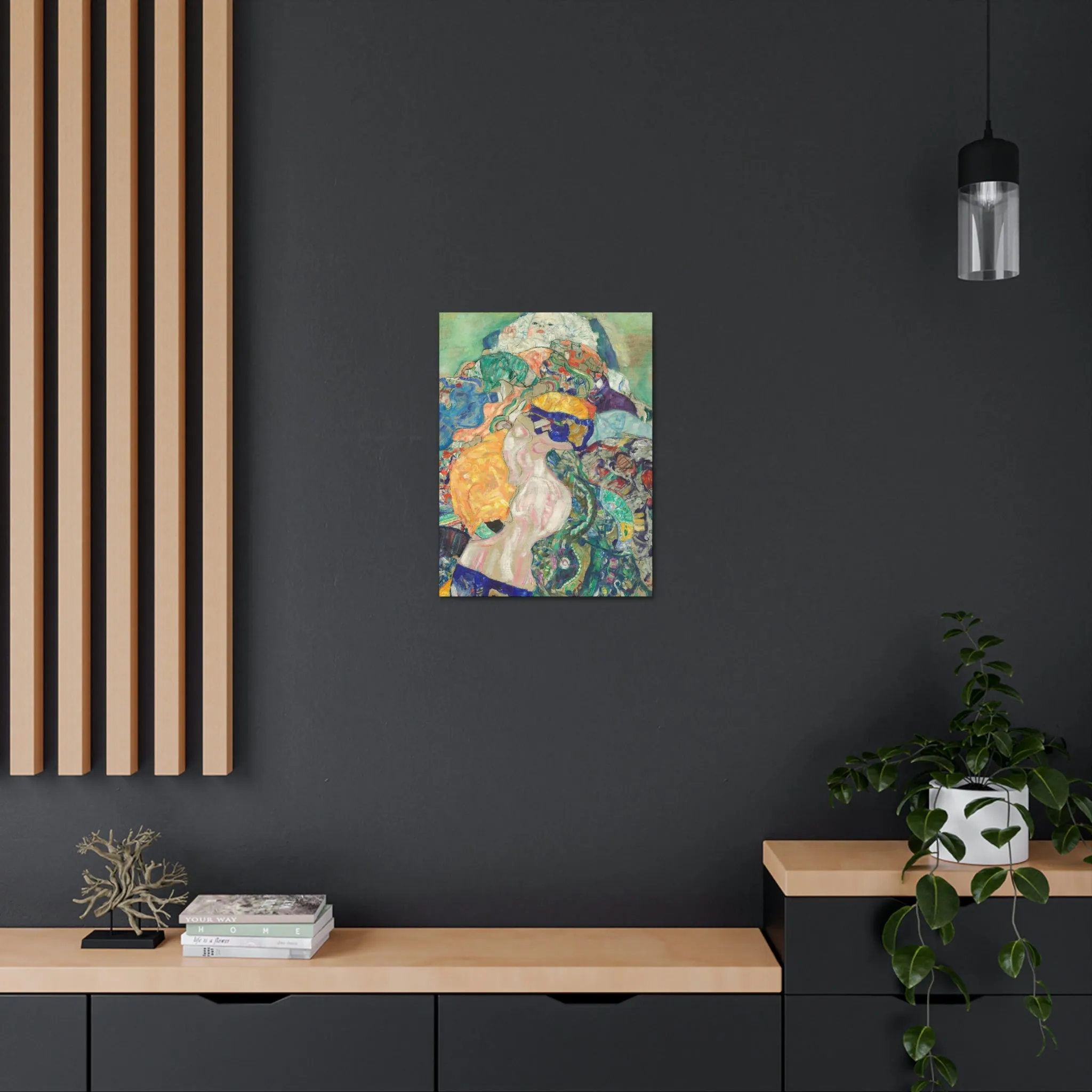 Baby 1917 by Gustav Klimt Art Canvas Gallery Wraps - Image 40