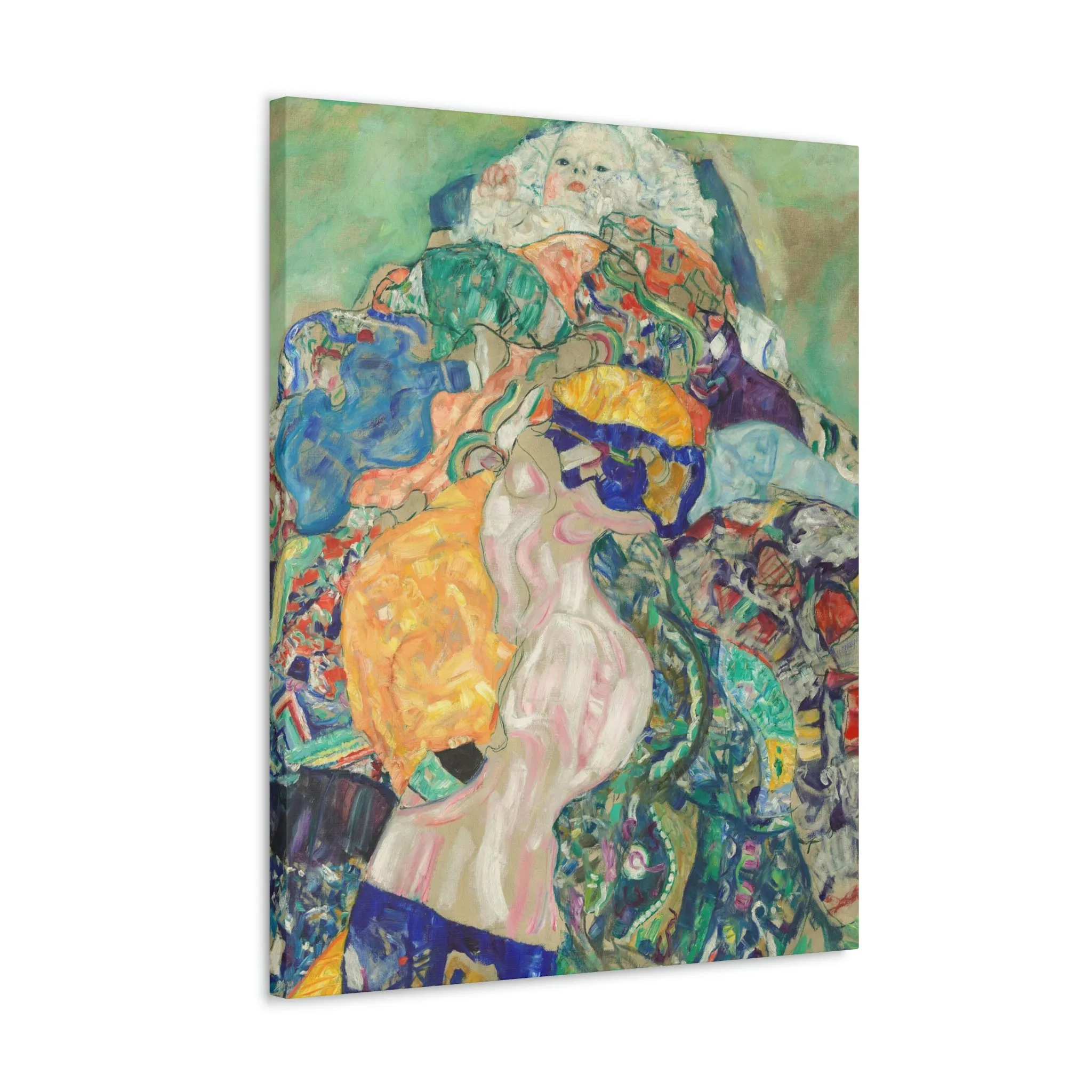 Baby 1917 by Gustav Klimt Art Canvas Gallery Wraps - Image 42