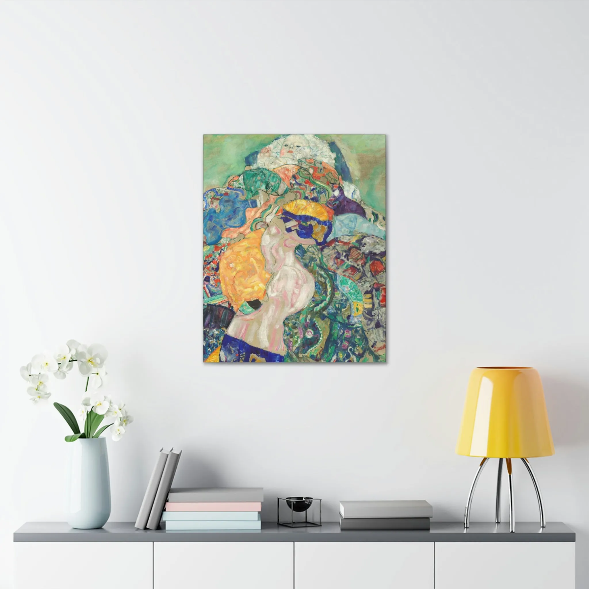 Baby 1917 by Gustav Klimt Art Canvas Gallery Wraps - Image 43