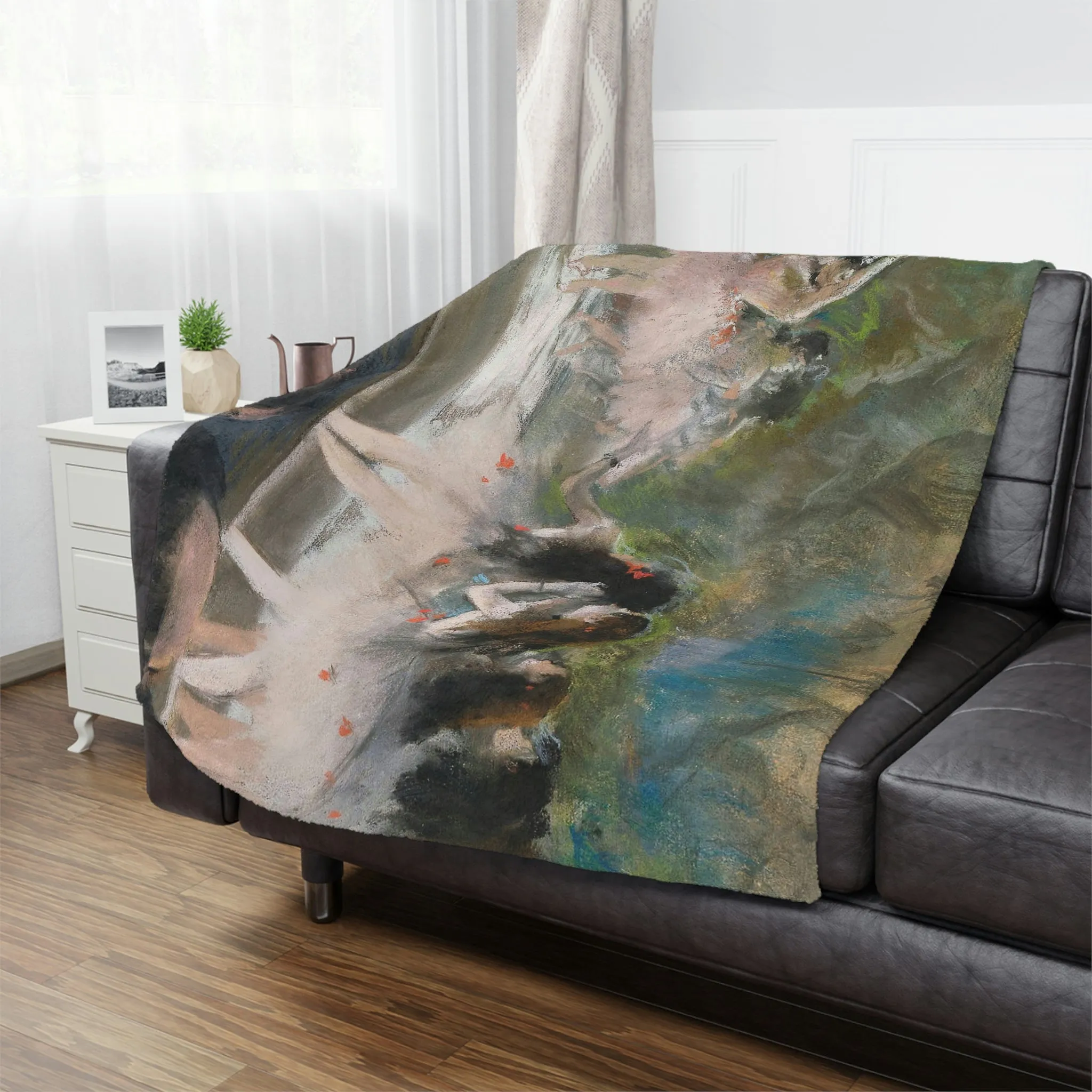 Ballet at the Paris Opera Edgar Degas Art Blanket - Image 3