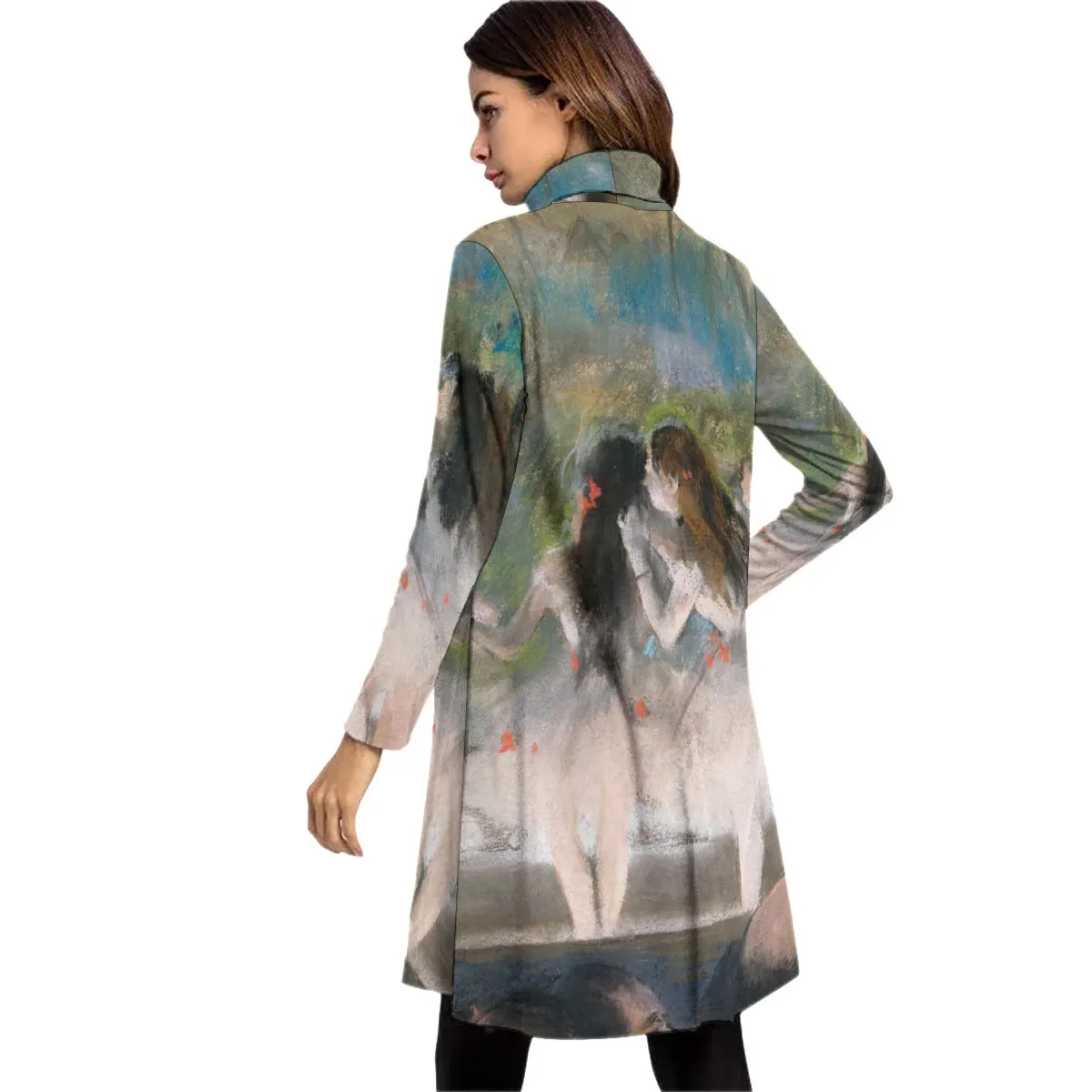 Ballet at the Paris Opera Edgar Degas Art Dress Long Sleeve - Image 4