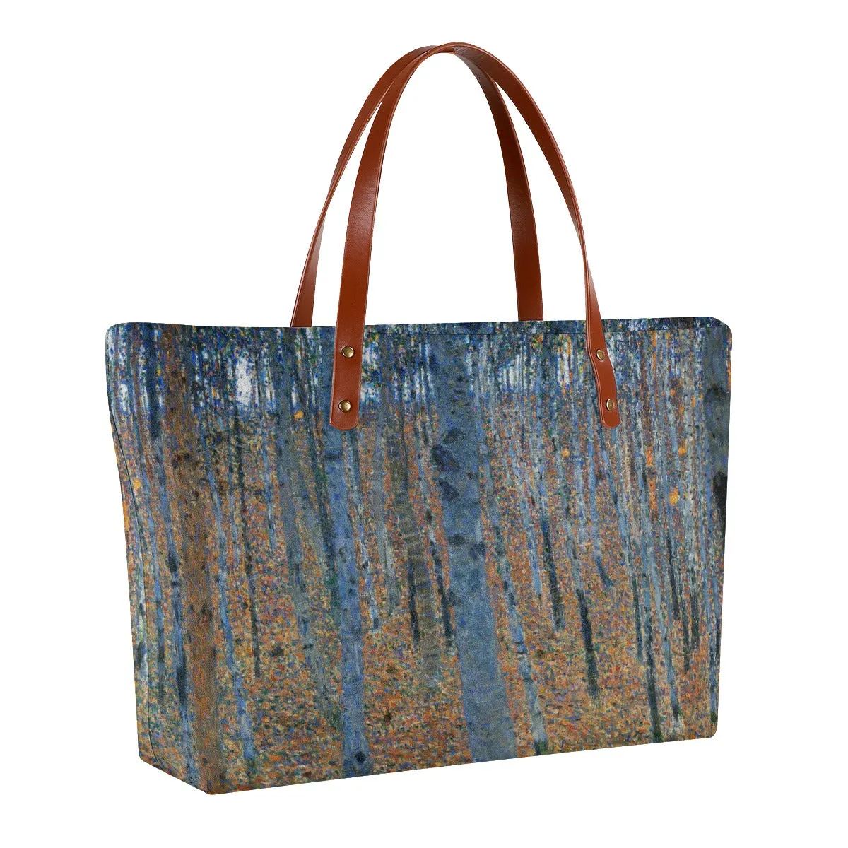 Beech Grove I by Gustav Klimt Painting Tote Bag - Image 2