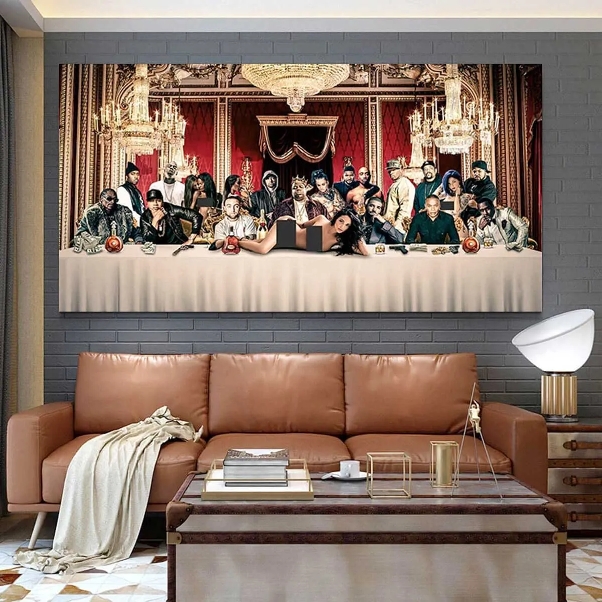 Best Rappers of All Time The Last Supper Canvas Print Wall Art - Image 3