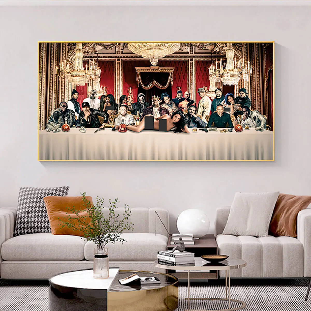 Best Rappers of All Time The Last Supper Canvas Print Wall Art - Image 4