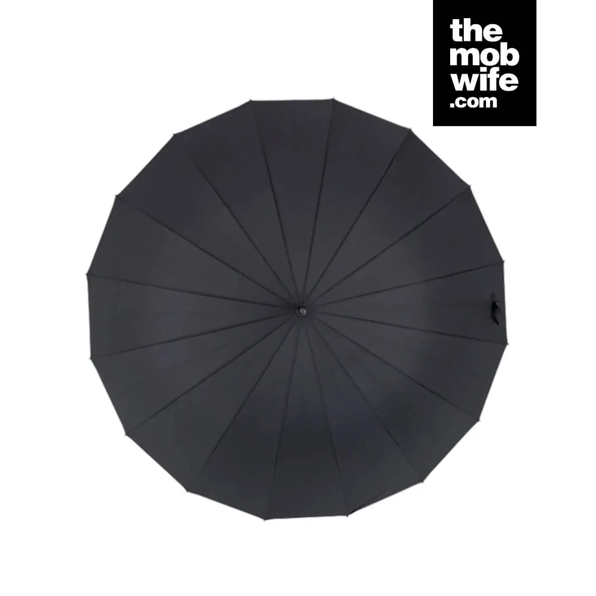 Big Wooden Windproof 16 Ribs Gentleman Umbrella - Image 3