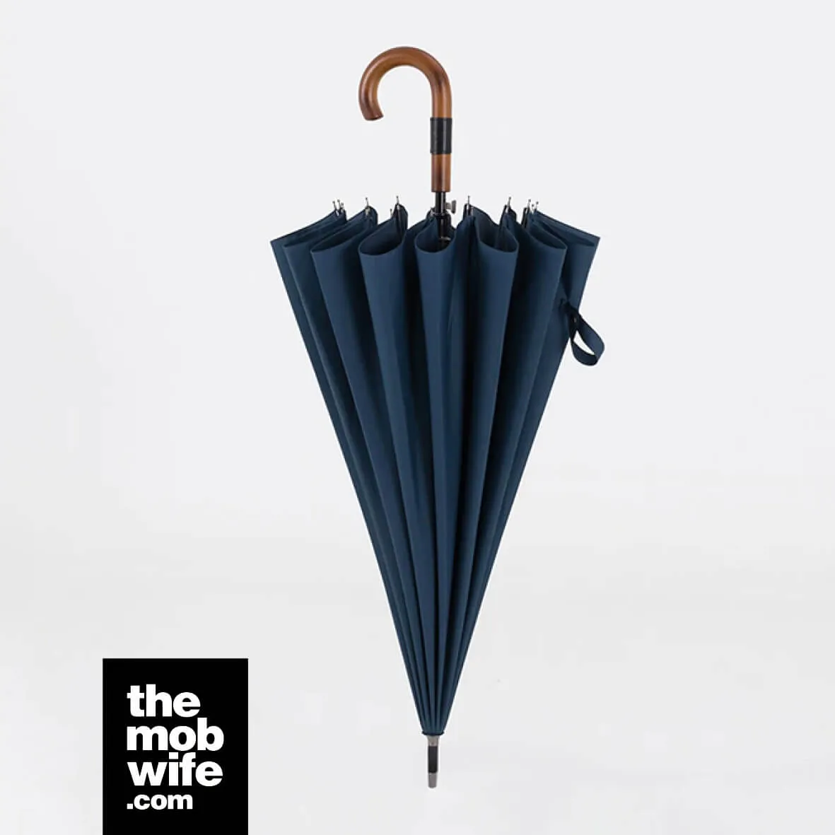 Big Wooden Windproof 16 Ribs Gentleman Umbrella - Image 9