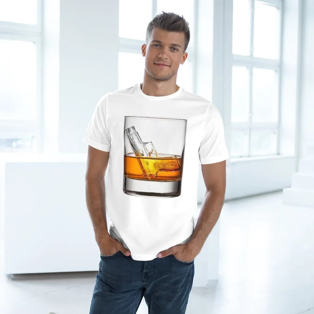 Boss Man Drink Whiskey like Real Gentleman Mobster T-shirt - Image 4