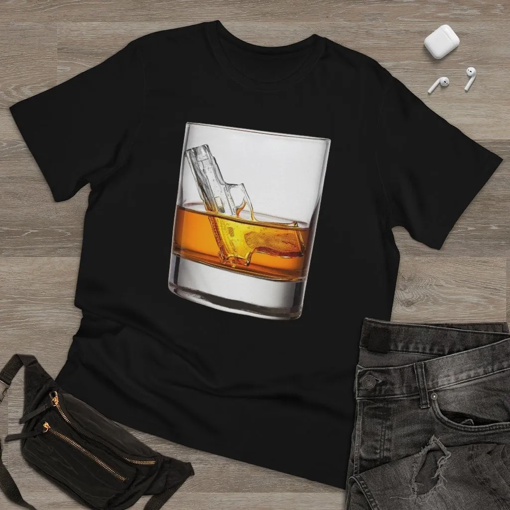 Boss Man Drink Whiskey like Real Gentleman Mobster T-shirt - Image 7