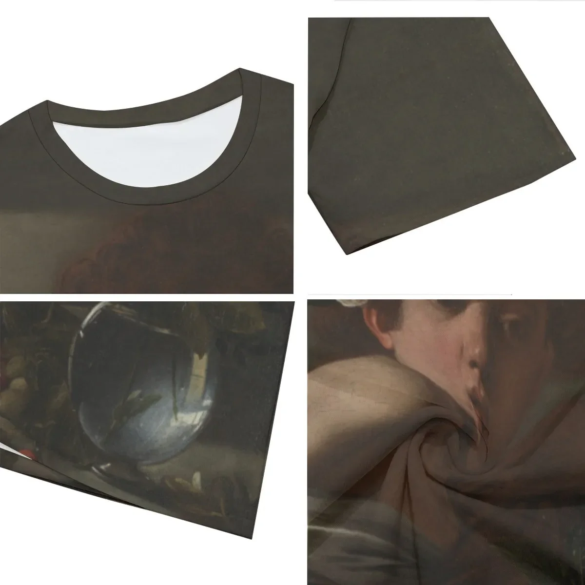 Boy Bitten by a Lizard Baroque by Caravaggio T-Shirt - Image 3