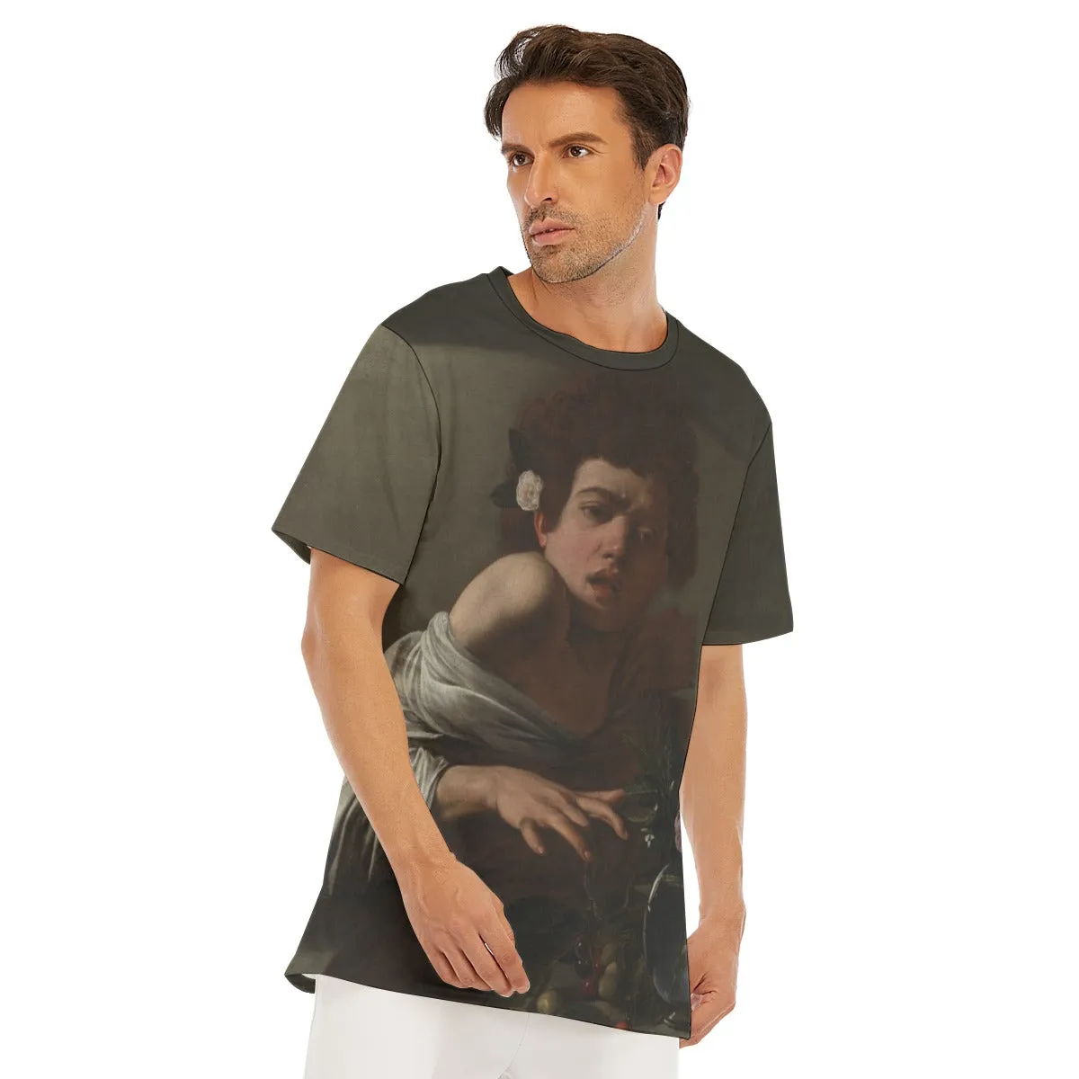 Boy Bitten by a Lizard Baroque by Caravaggio T-Shirt - Image 5