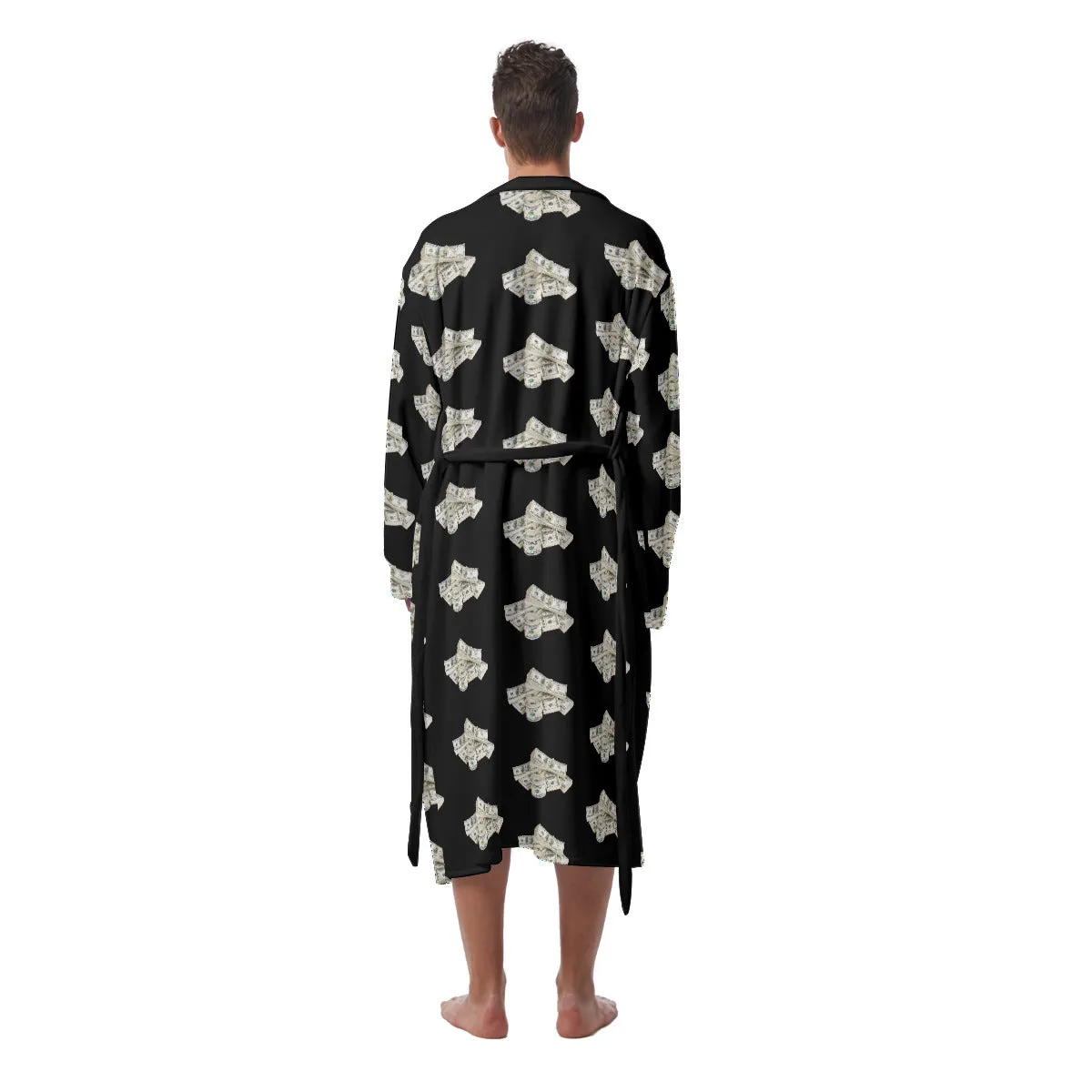 Bring Boss Cash Money on the table Heavy Fleece Robe - Image 3