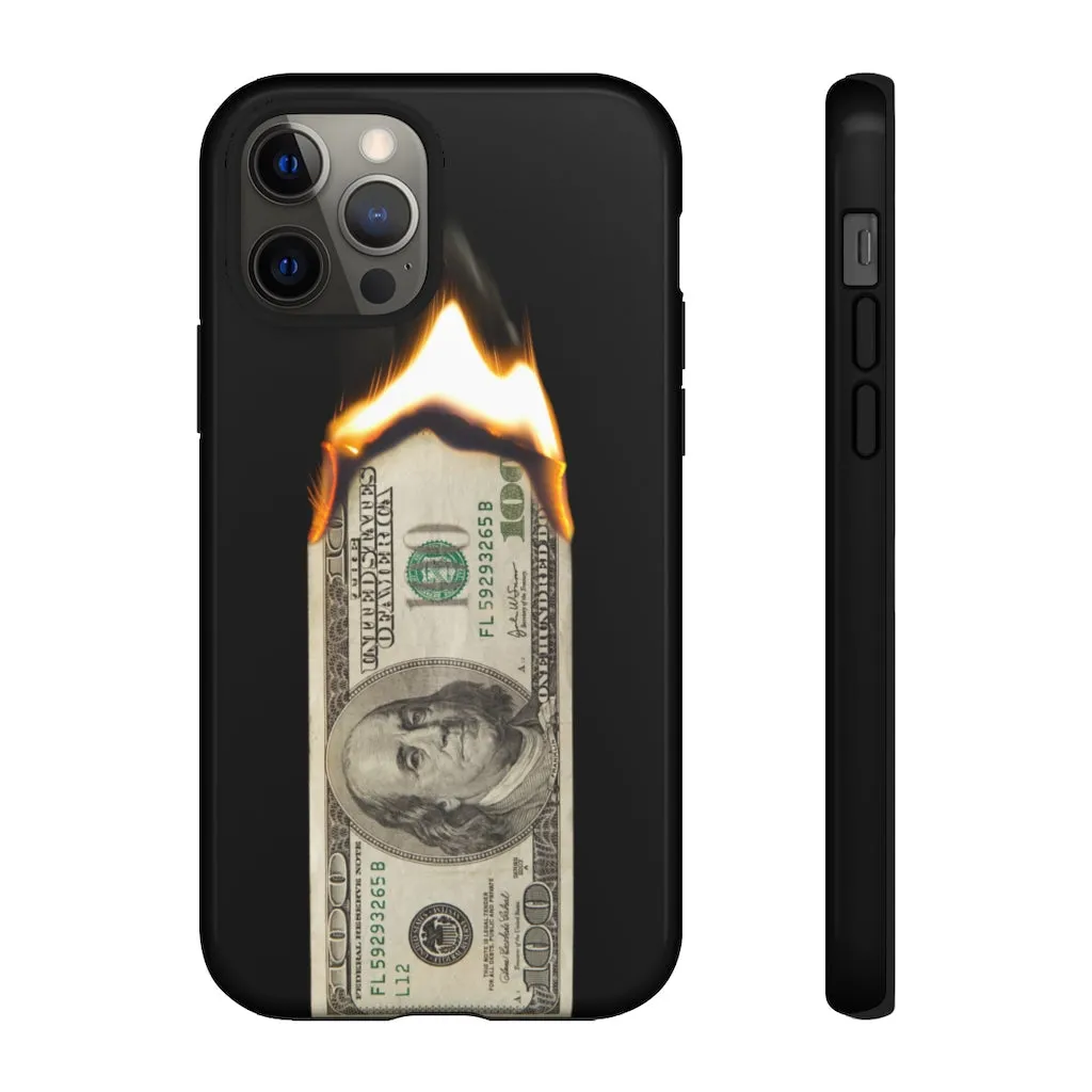 Burn Hundred Dollar Bill Fire Mo Money Gangster Phone Cases - Image 11