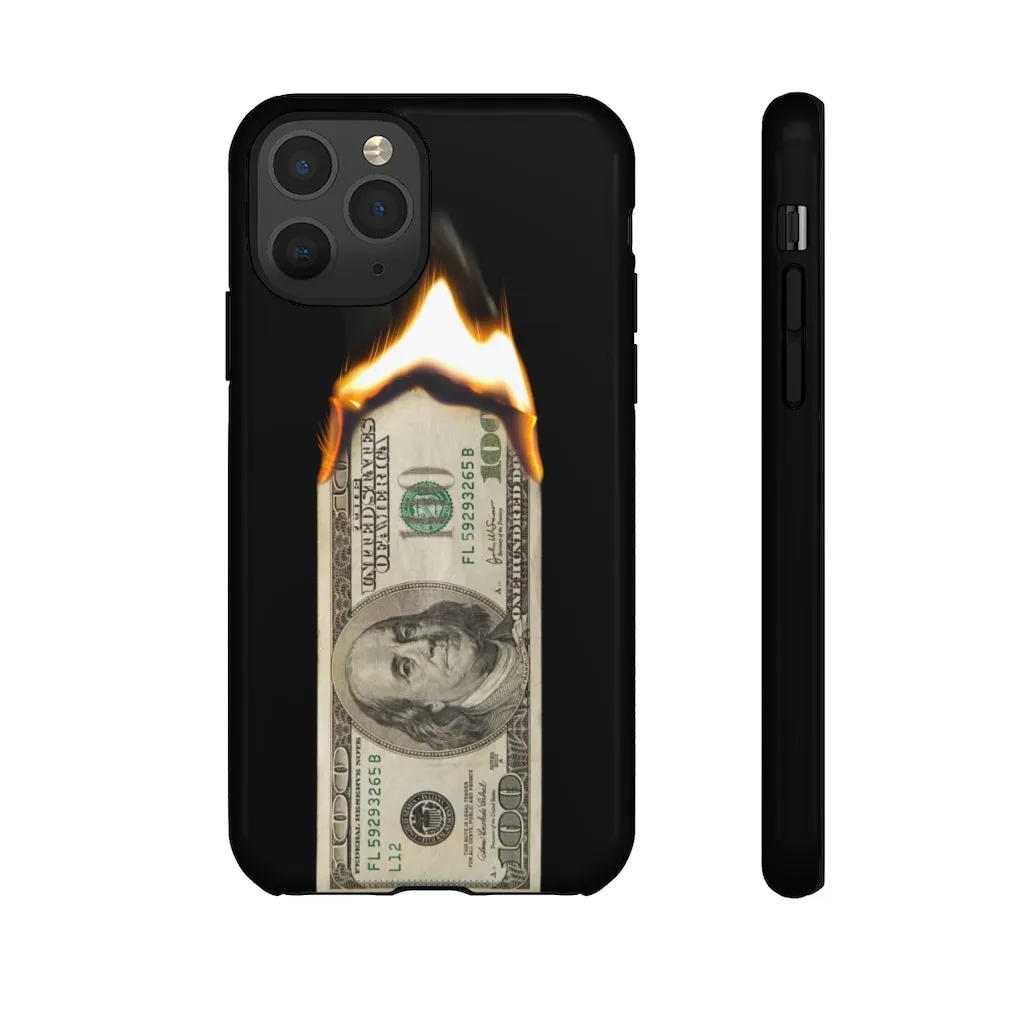 Burn Hundred Dollar Bill Fire Mo Money Gangster Phone Cases - Image 17
