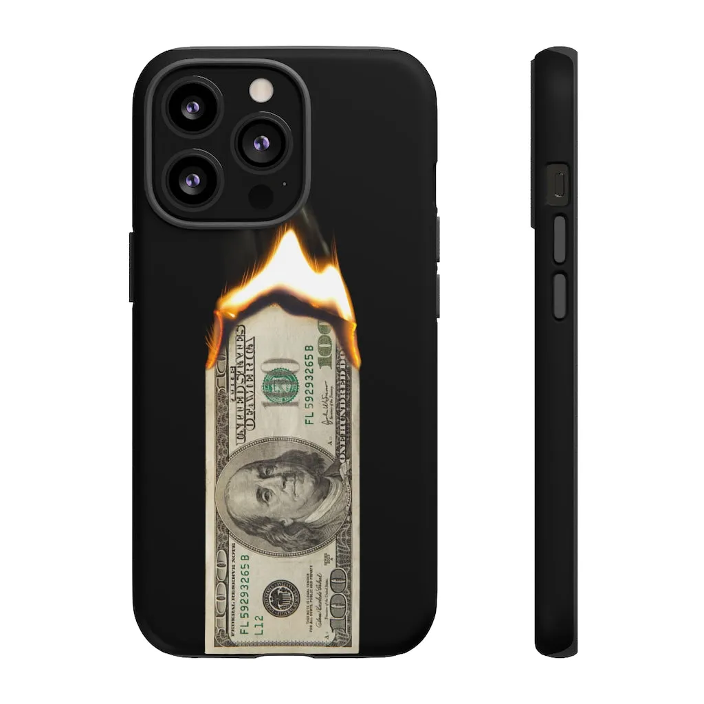 Burn Hundred Dollar Bill Fire Mo Money Gangster Phone Cases - Image 22