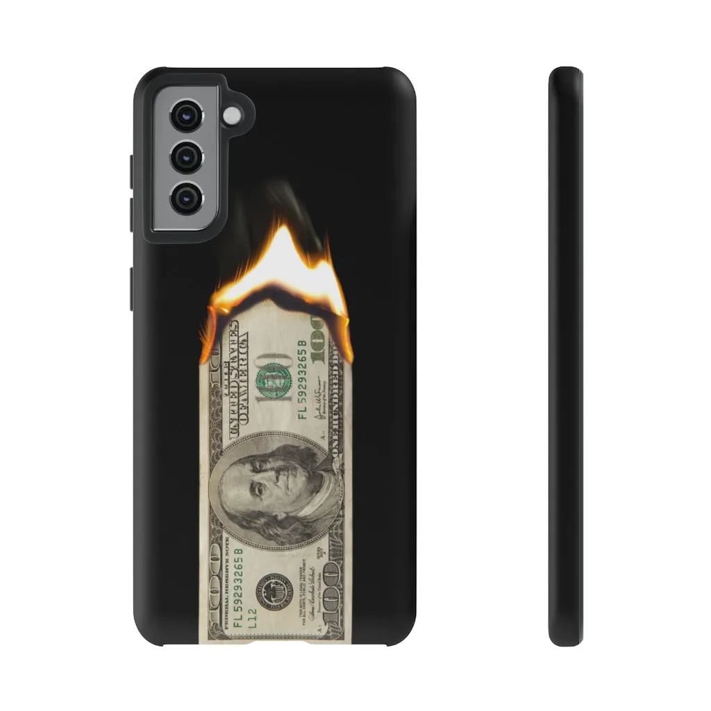 Burn Hundred Dollar Bill Fire Mo Money Gangster Phone Cases - Image 26