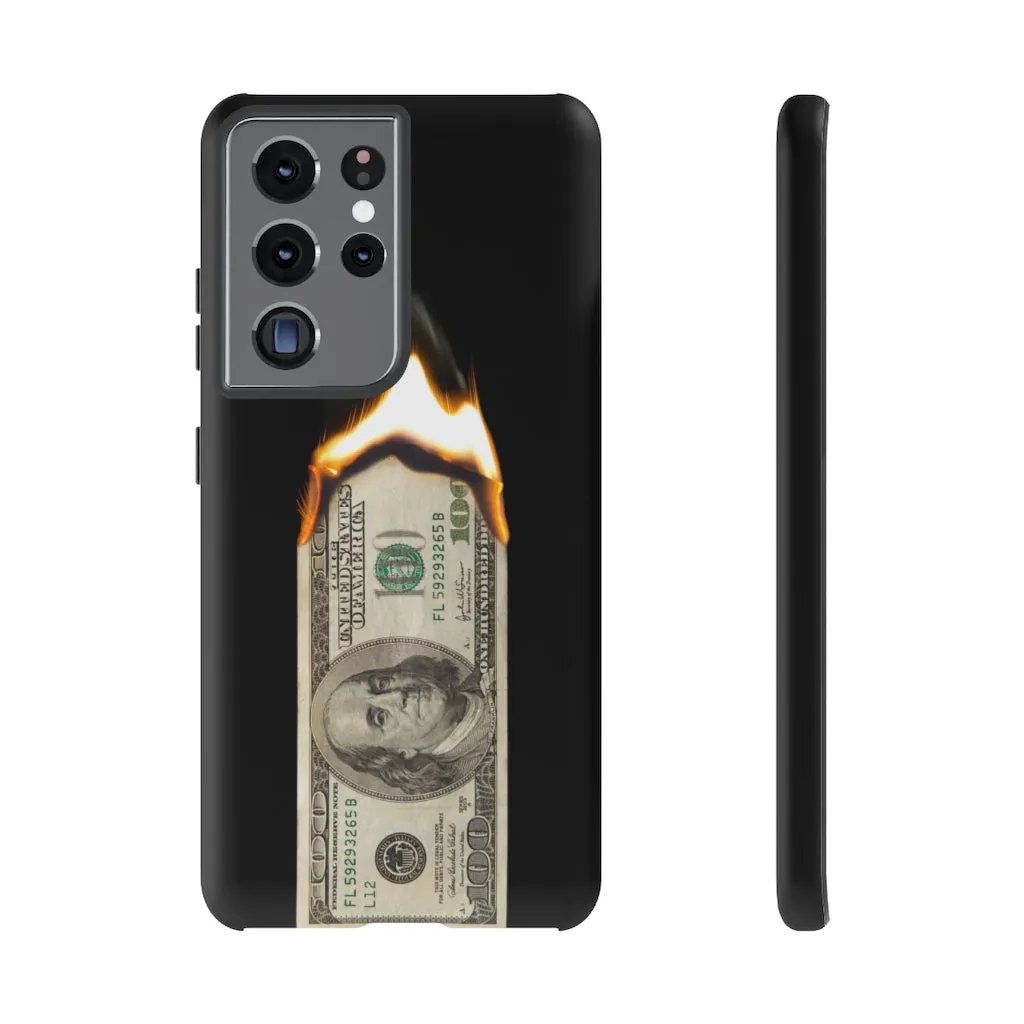 Burn Hundred Dollar Bill Fire Mo Money Gangster Phone Cases - Image 28