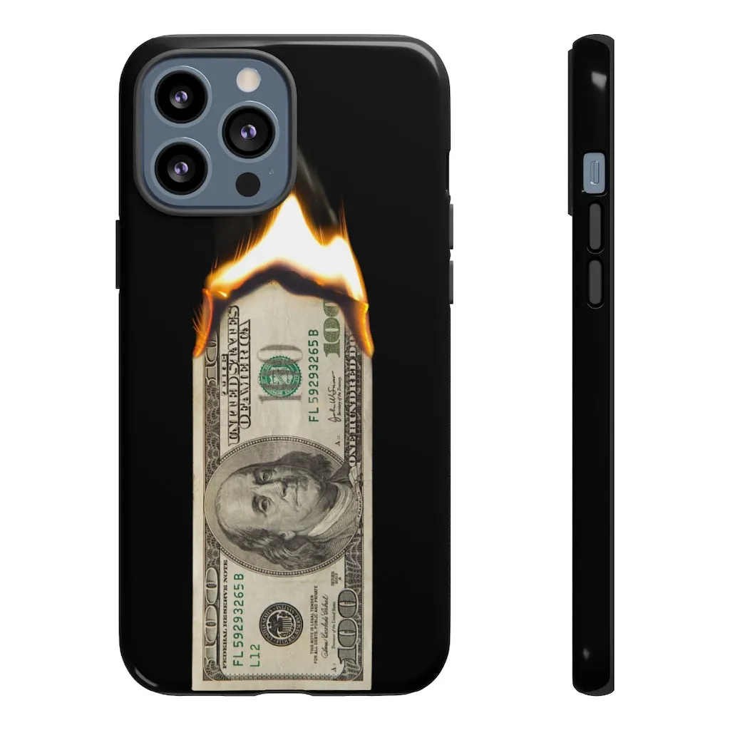 Burn Hundred Dollar Bill Fire Mo Money Gangster Phone Cases - Image 31